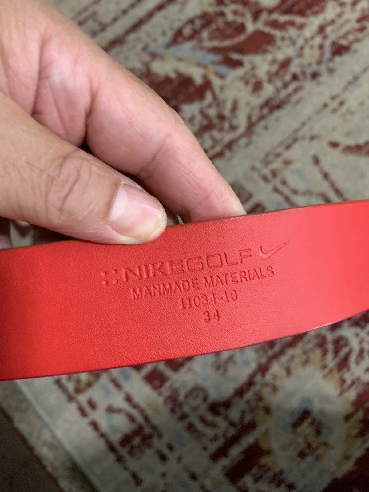 Nike Nike Golf Red belt Size 34 - 5 Thumbnail