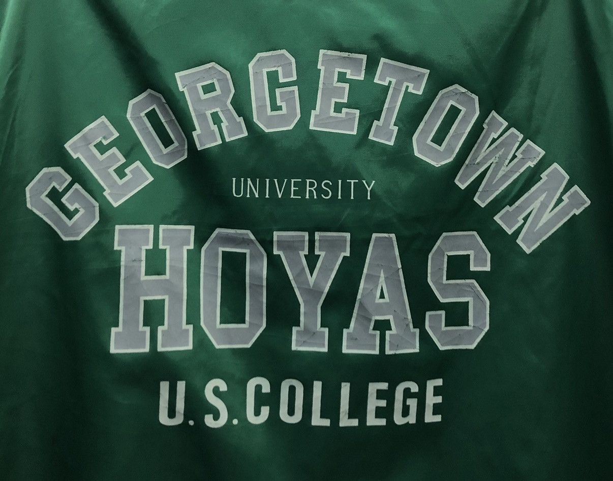 Vintage Vintage Georgetown Hoyas Coach Jacket Green U.S. Size 4L Size US XXL / EU 58 / 5 - 3 Thumbnail