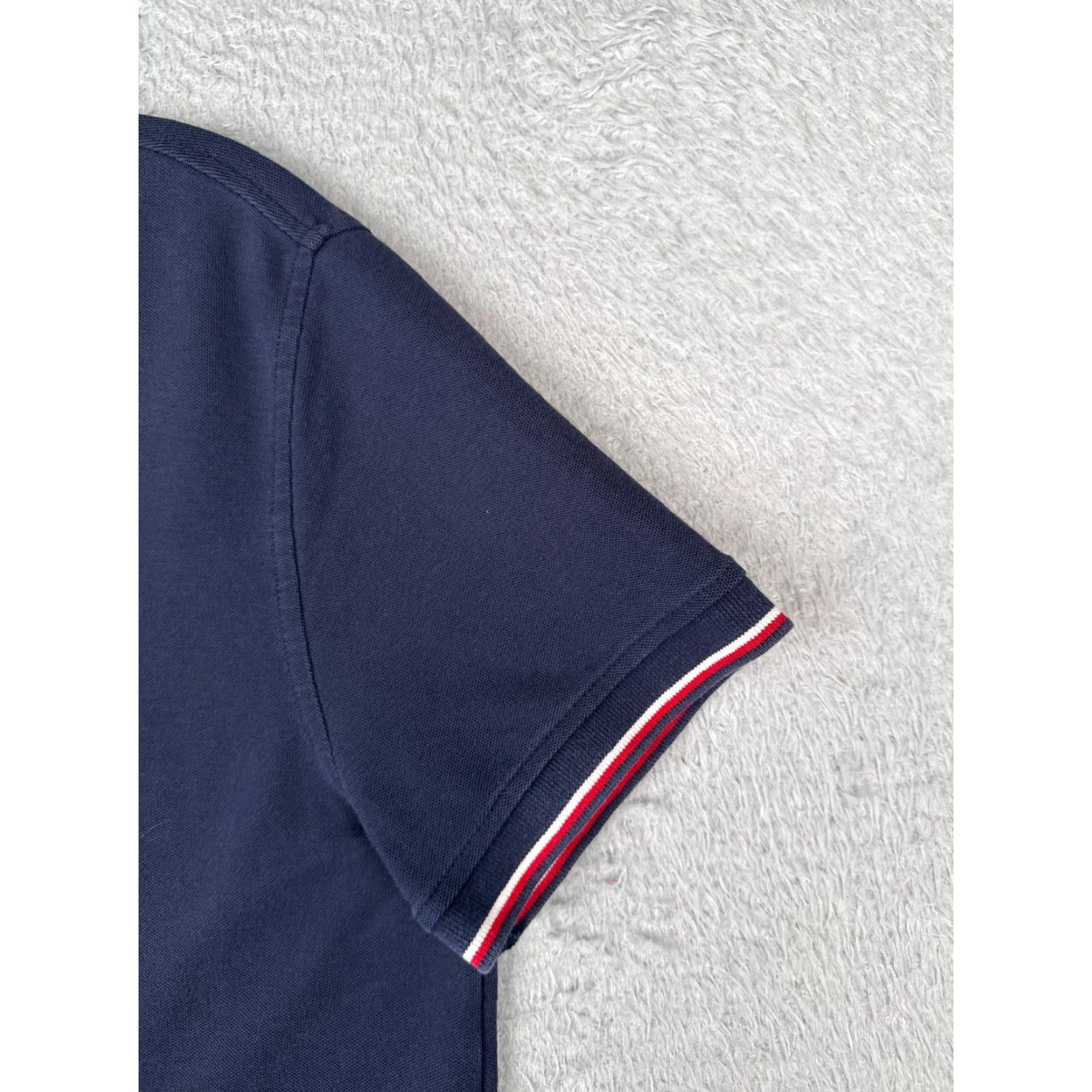 Tommy Hilfiger Tommy Hilfiger Polo Shirt Men Medium Blue Cotton Blend Short Sleeve Golf Slim Fit Size US M / EU 48-50 / 2 - 2 Thumbnail