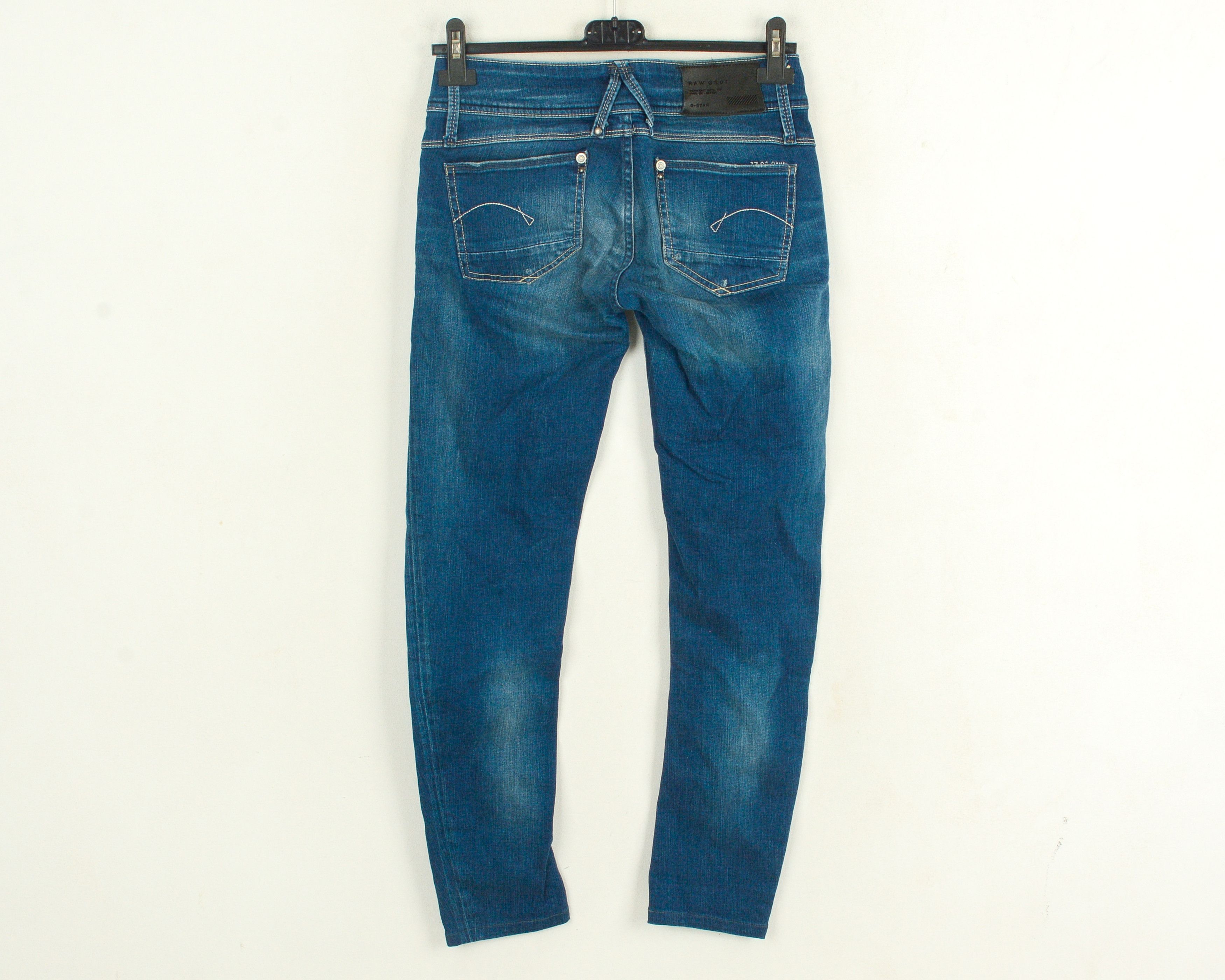 G-Star 3301 High Skinny Womens Raw Jeans W27 L34 Slim Trousers Size 27" / US 4 / IT 40 - 3 Thumbnail