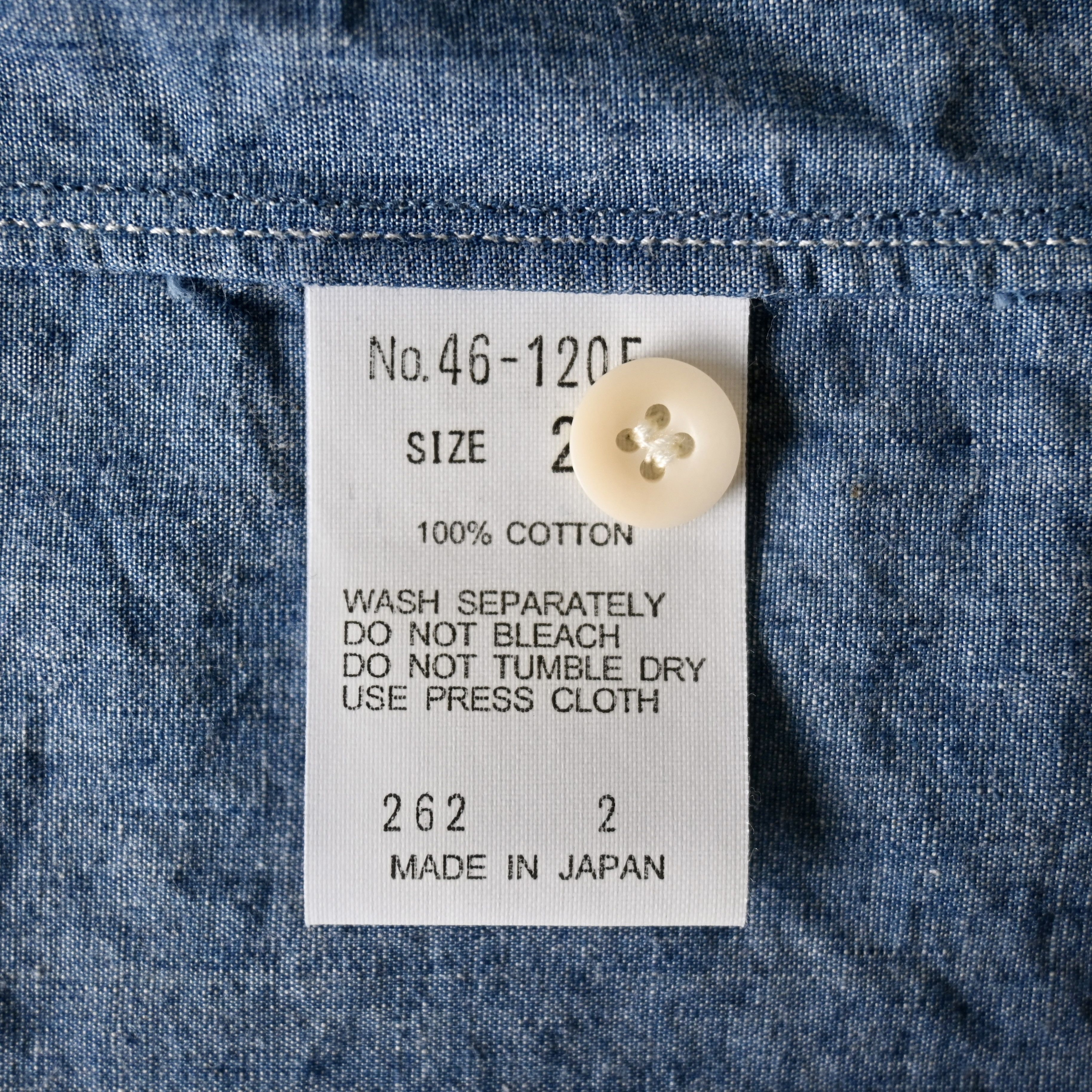 Spellbound SPELLBOUND cotton chambray work shirt, made in Japan Size US M / EU 48-50 / 2 - 18 Thumbnail