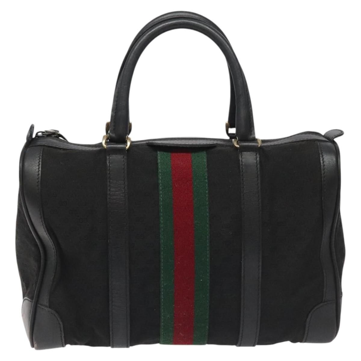 Gucci Gucci Vintage Web Boston Bag GG Canvas Size ONE SIZE - 1 Thumbnail