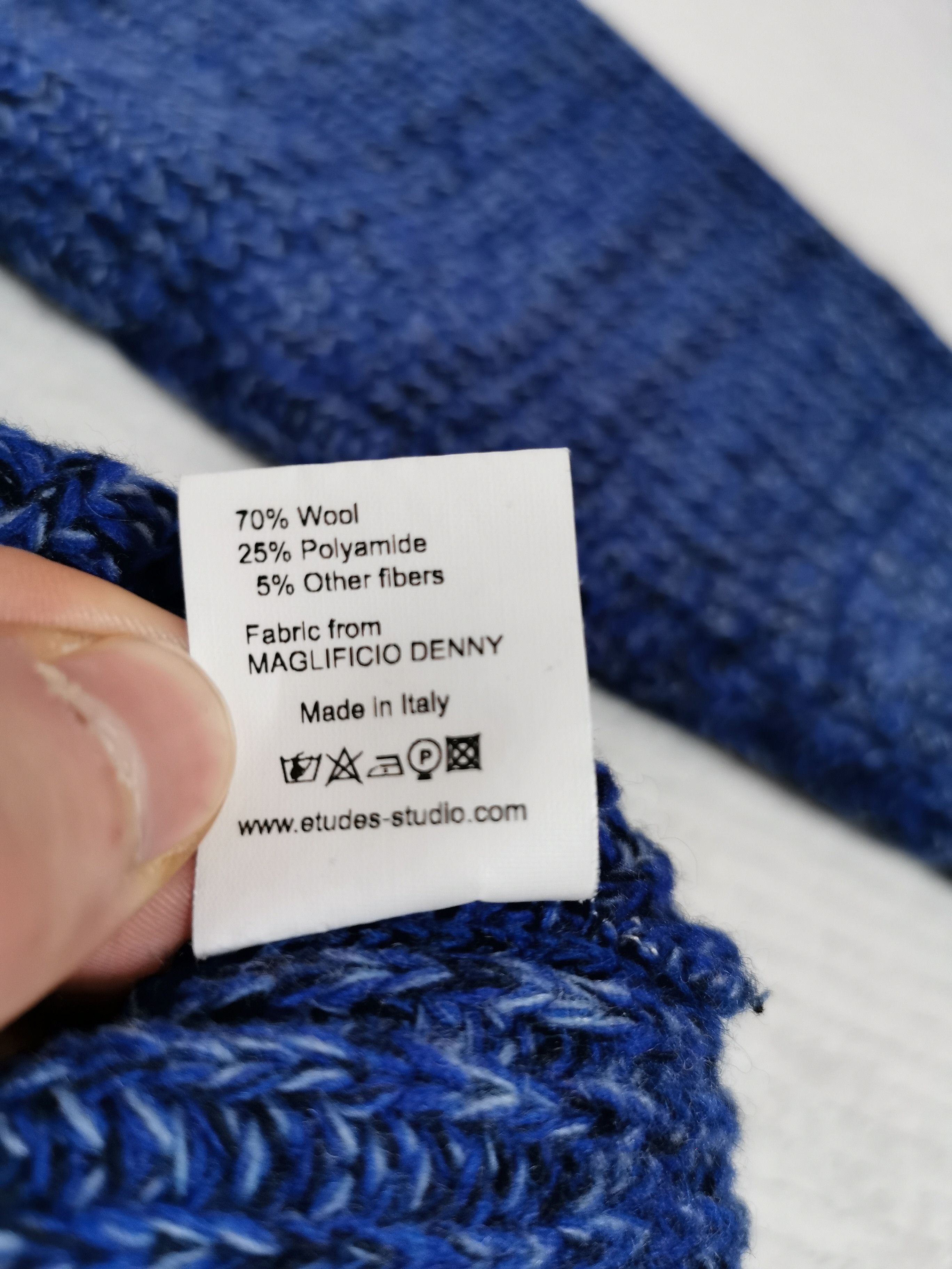 Etudes Blue sweater Etudes wool size eu XL Size US XL / EU 56 / 4 - 5 Thumbnail