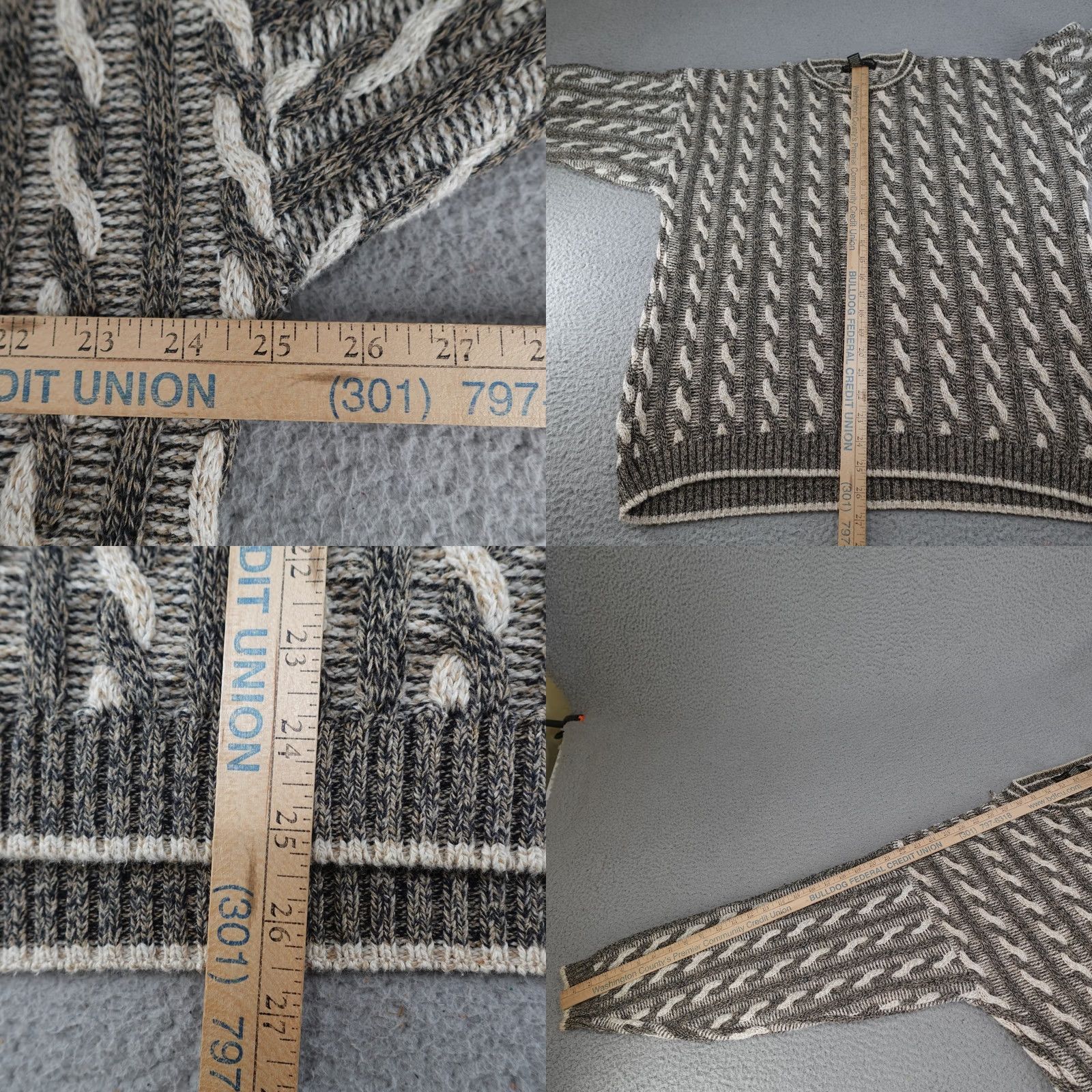 Vintage VINTAGE Liberty Sweaters Sweater Mens 2XL Gray Heavyweight Pullover USA 90s Size US XXL / EU 58 / 5 - 8 Thumbnail