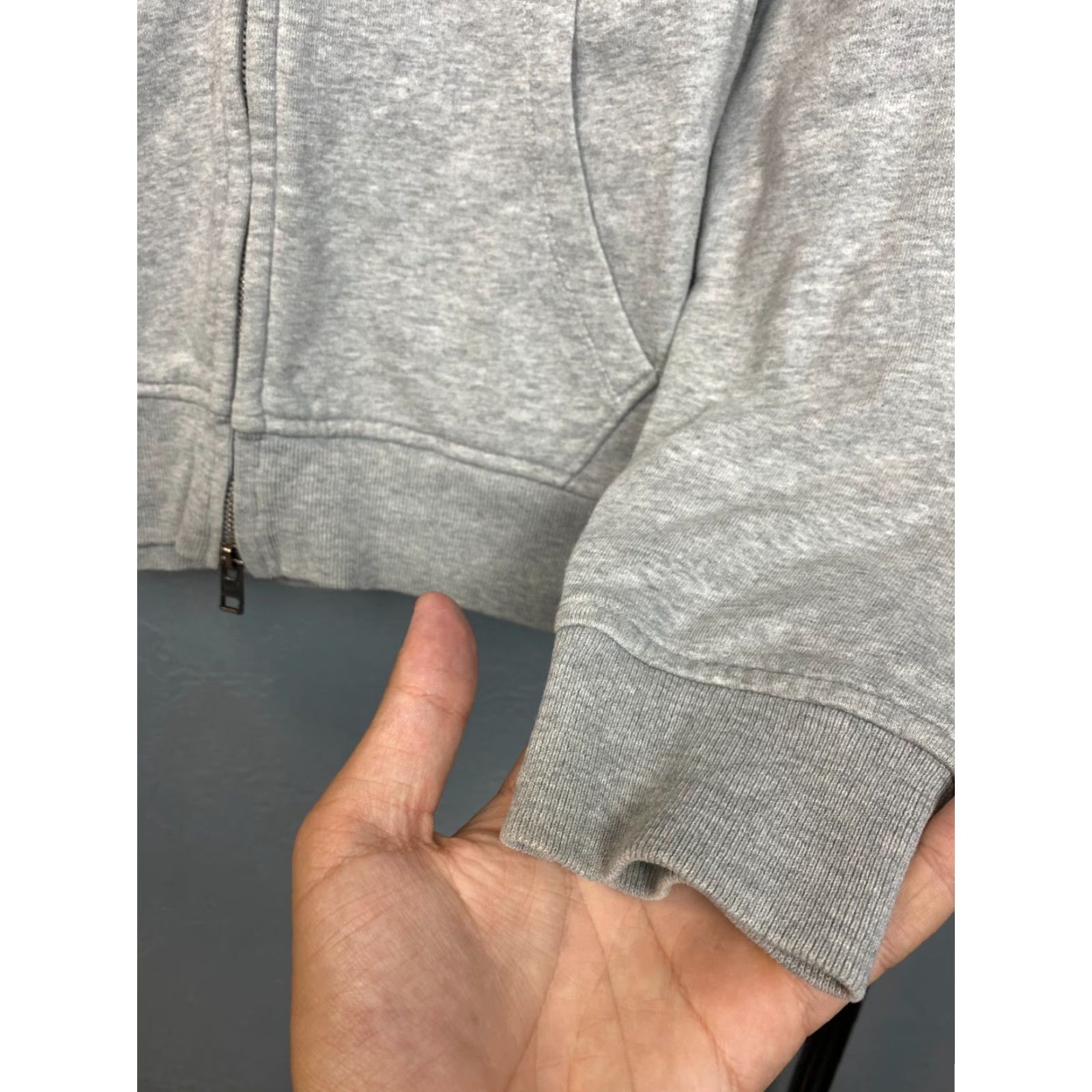 Allsaints Allsaints Vintage Mens Zip Hoodie Size M Gray Full Zip Hoodie Mens Size US M / EU 48-50 / 2 - 2 Thumbnail