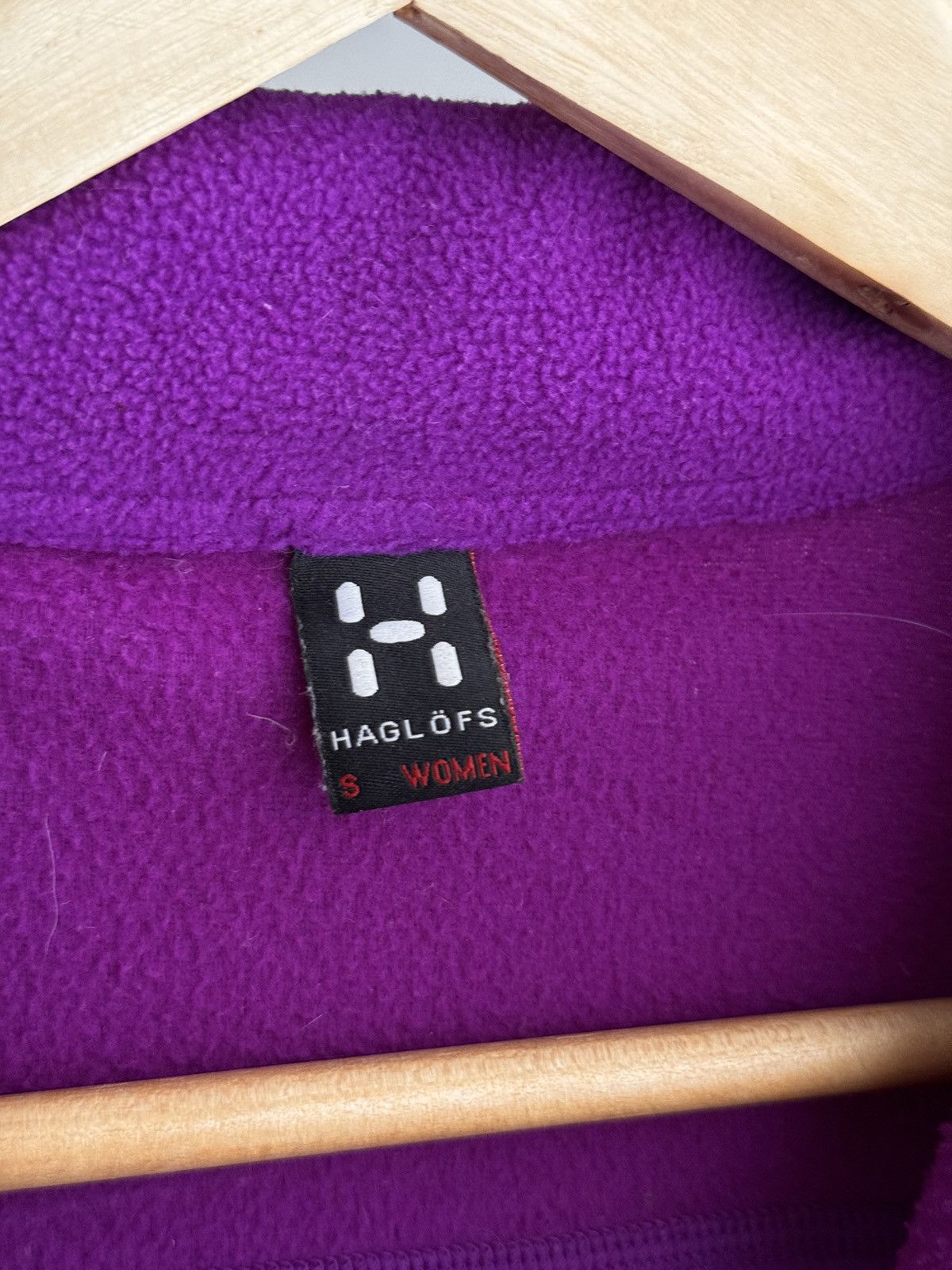 Haglofs × Vintage Vintage Haglofs Astro Scandinavian Purple W’ Fleece Jacket Size S / US 4 / IT 40 - 5 Thumbnail
