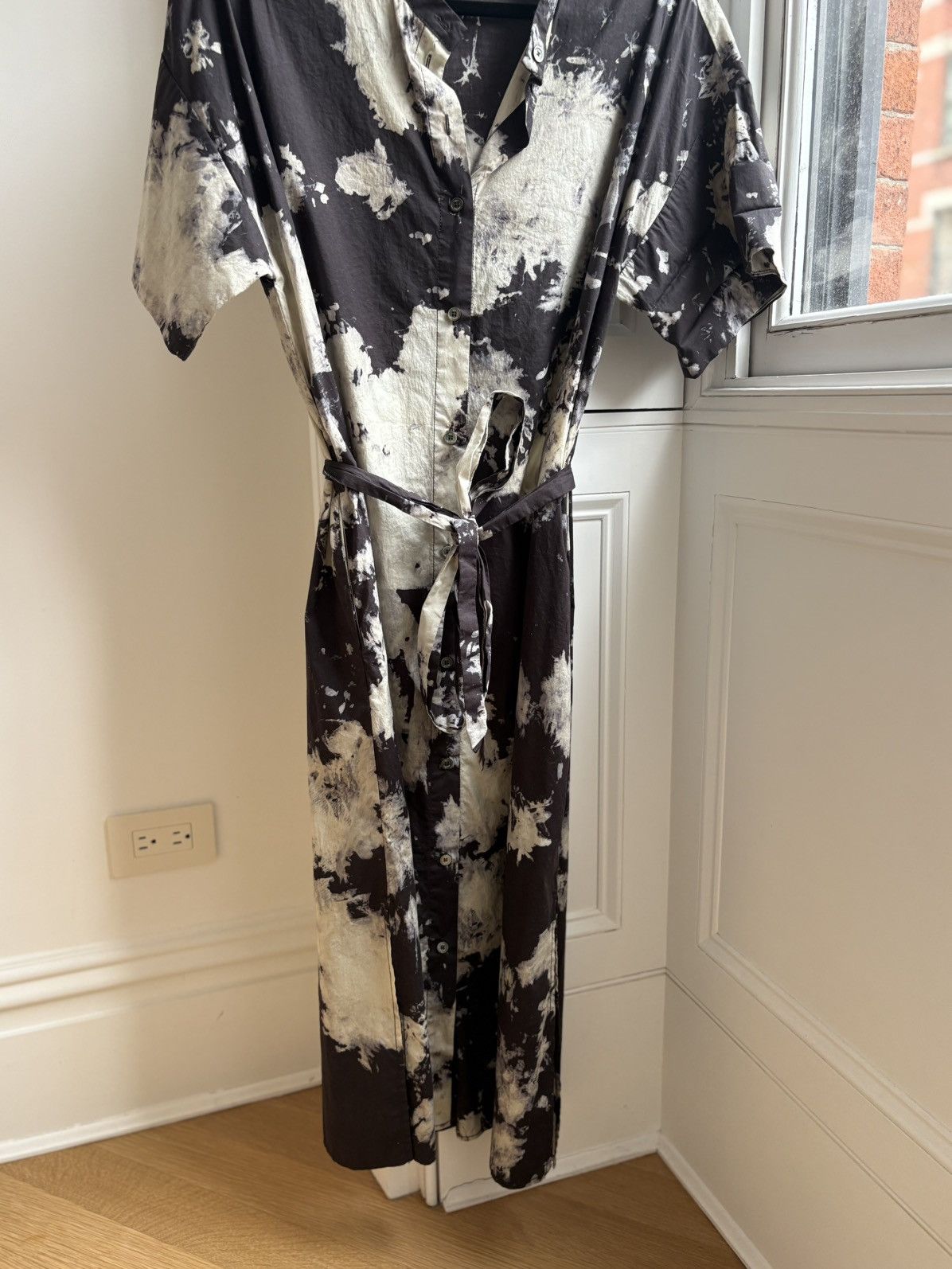 Sea New York RARE Sea New York Tie-Dye Maxi Dress Size 8 With Tie Size M / US 6-8 / IT 42-44 - 4 Thumbnail