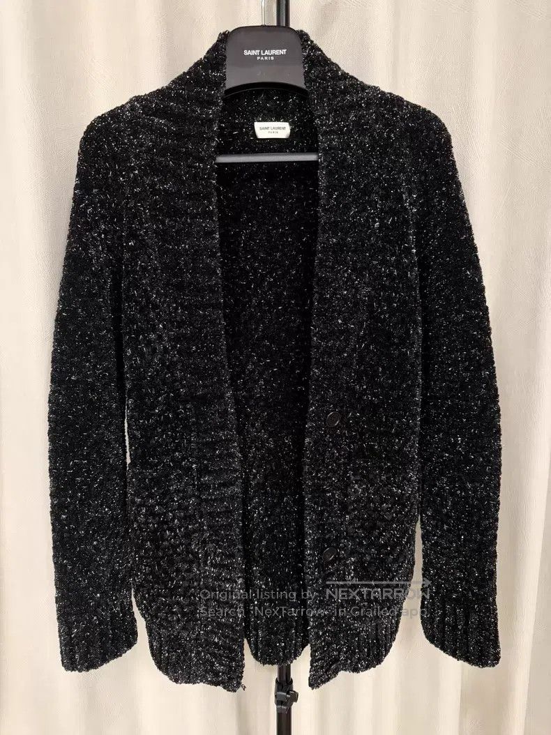 Saint Laurent Paris Saint Laurent Paris Glitter Knit Open Cardigan i Size US XS / EU 42 / 0 - 1 Thumbnail