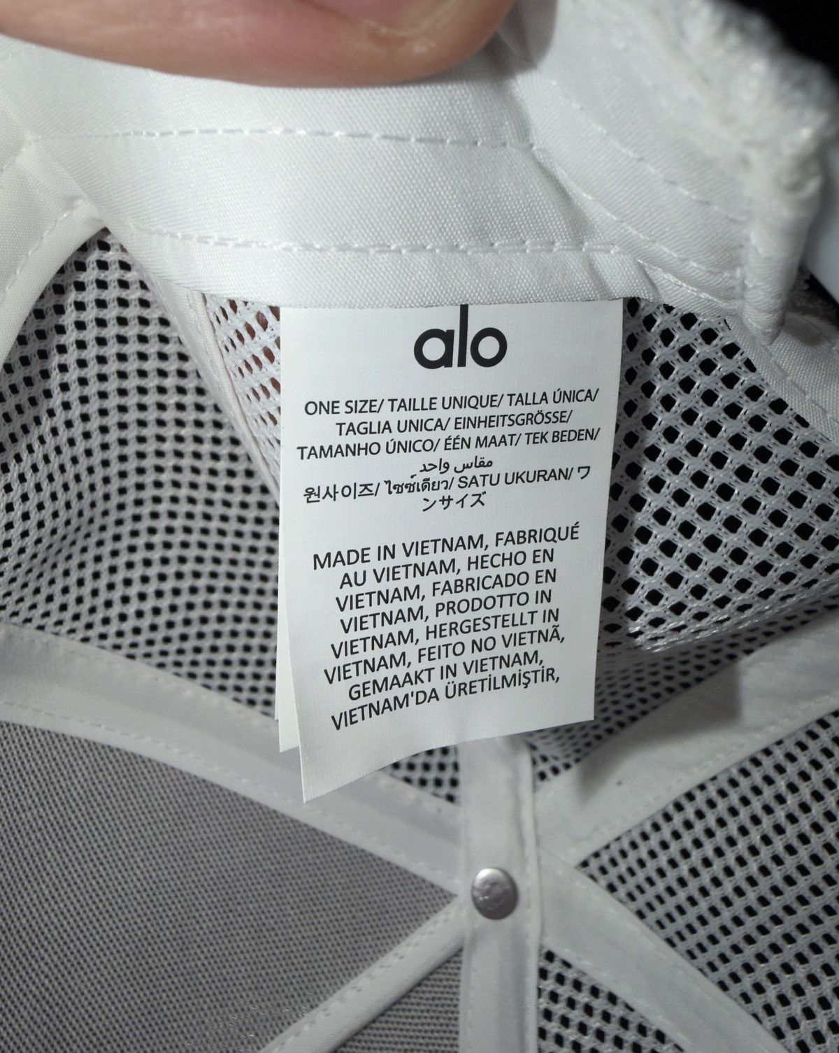 Alo ALO Trucker Hat White Size ONE SIZE - 4 Thumbnail