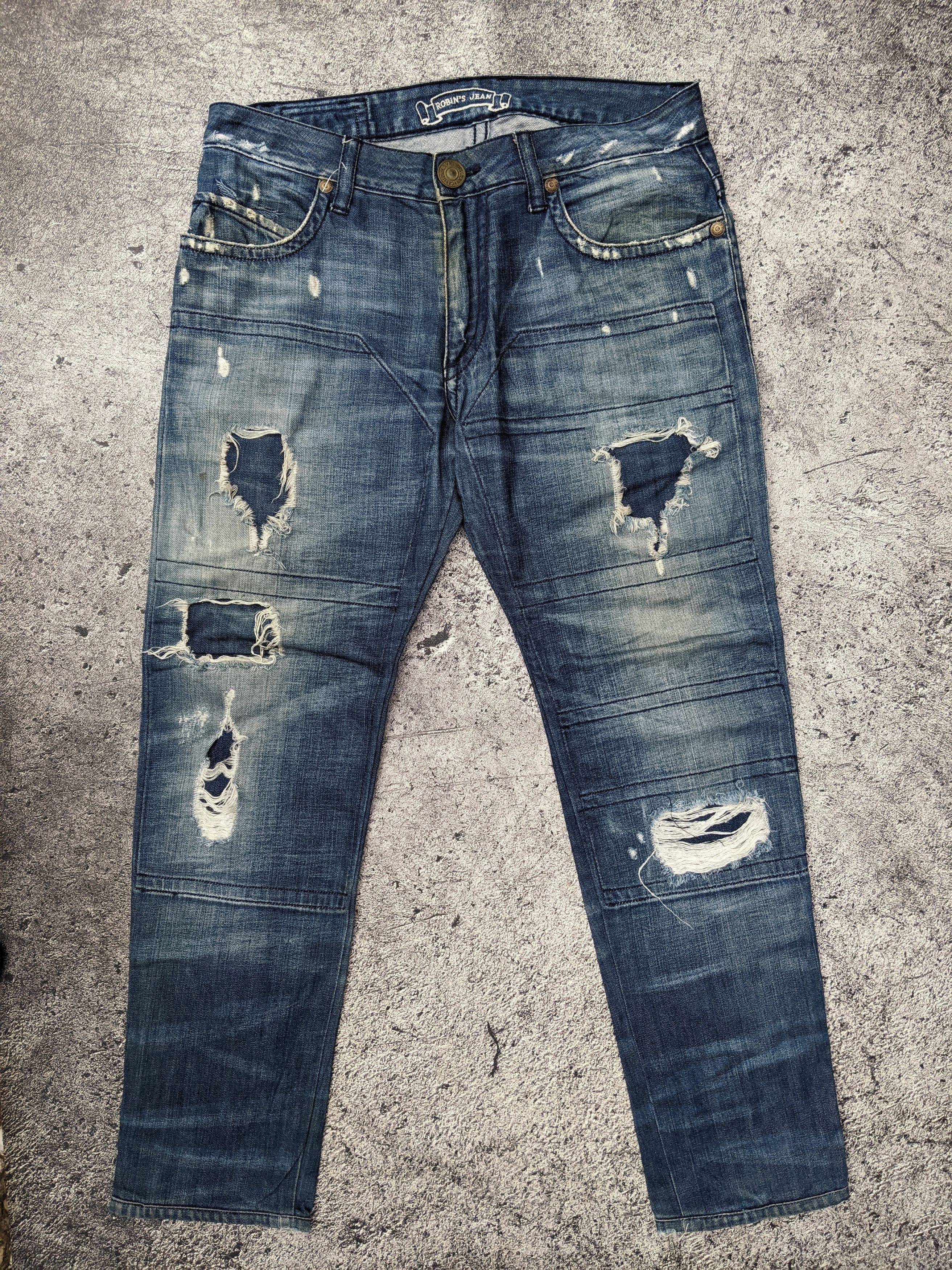 Robins Jeans Distressed Robins Size US 32 / EU 48 - 1 Thumbnail