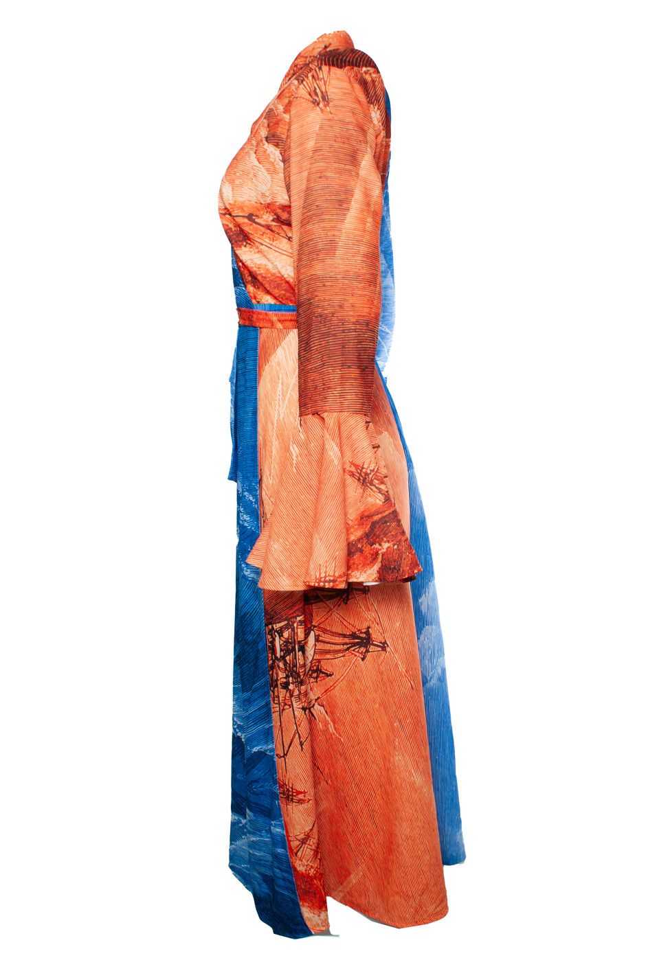 Thebe Magugu Thebe Magugu, printed poplin midi wrap dress Size M / US 6-8 / IT 42-44 - 2 Thumbnail