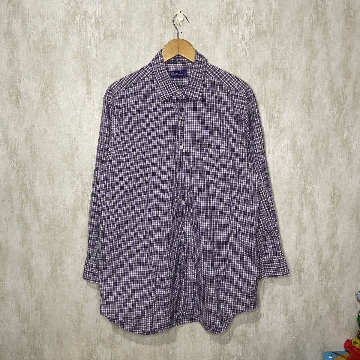 Ralph Lauren Purple Label Ralph Lauren Purple Label Checkered Longsleeve Size US L / EU 52-54 / 3 - 2 Thumbnail