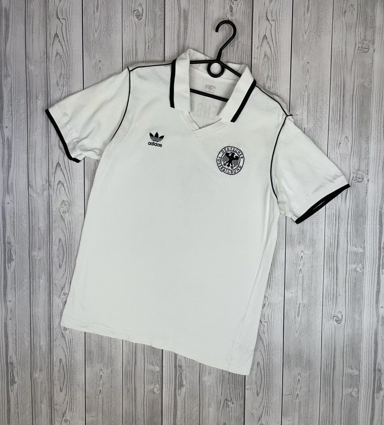 Adidas Vintage adidas Deutshland soccer tee 5 Beckenbauer size L Size US L / EU 52-54 / 3 - 1 Thumbnail
