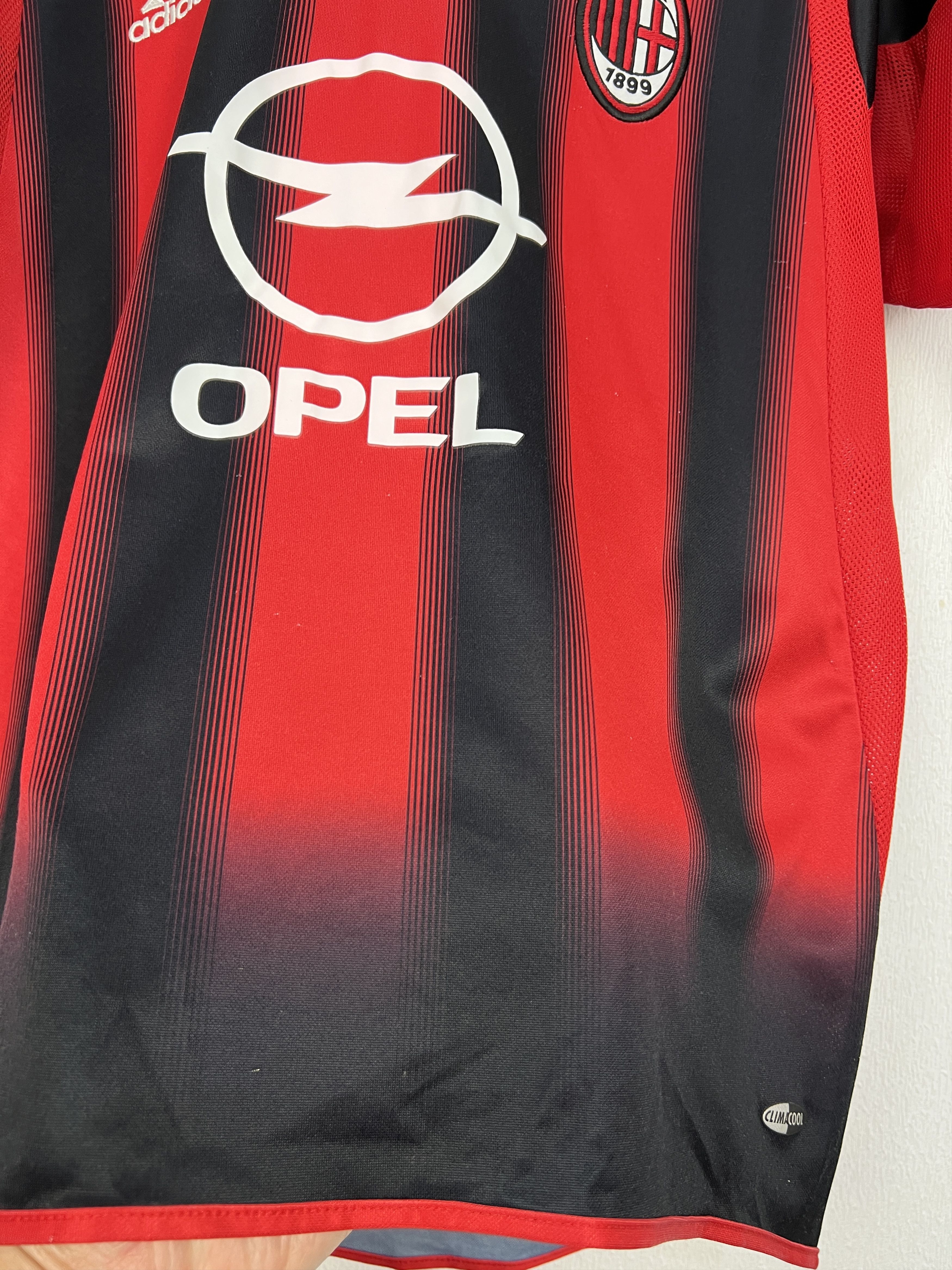 Adidas AC Milan Home football shirt 2004 Soccer Adidas Maglia Mens Size US S / EU 44-46 / 1 - 7 Thumbnail