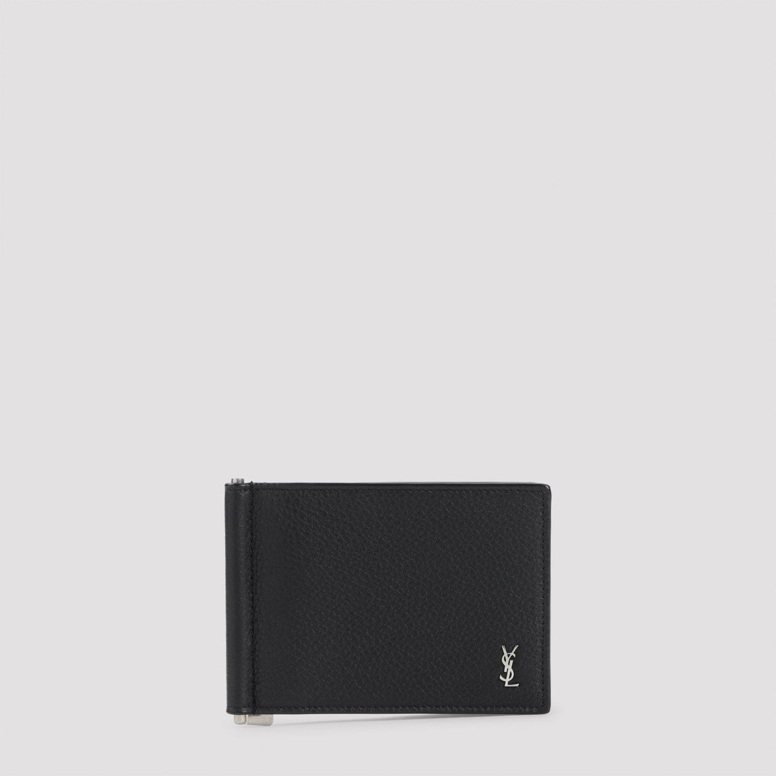 Saint Laurent Paris SAINT LAURENT Tiny Cassandre Black Wallet New & Authentic Size ONE SIZE - 1 Thumbnail