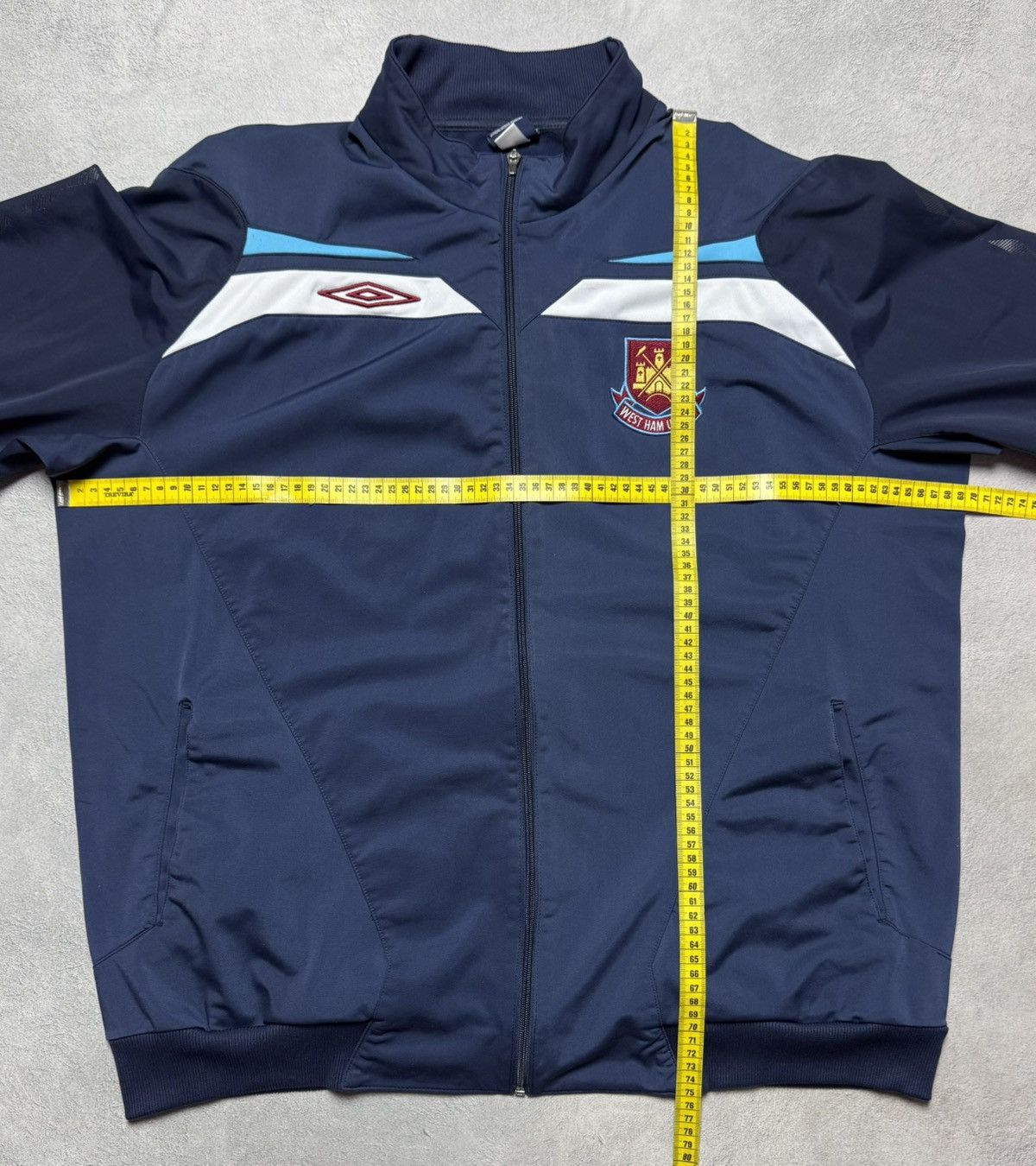 Umbro West Ham United 2008 2009 Football Soccer Track Jacket Umbro Size US XXL / EU 58 / 5 - 15 Thumbnail