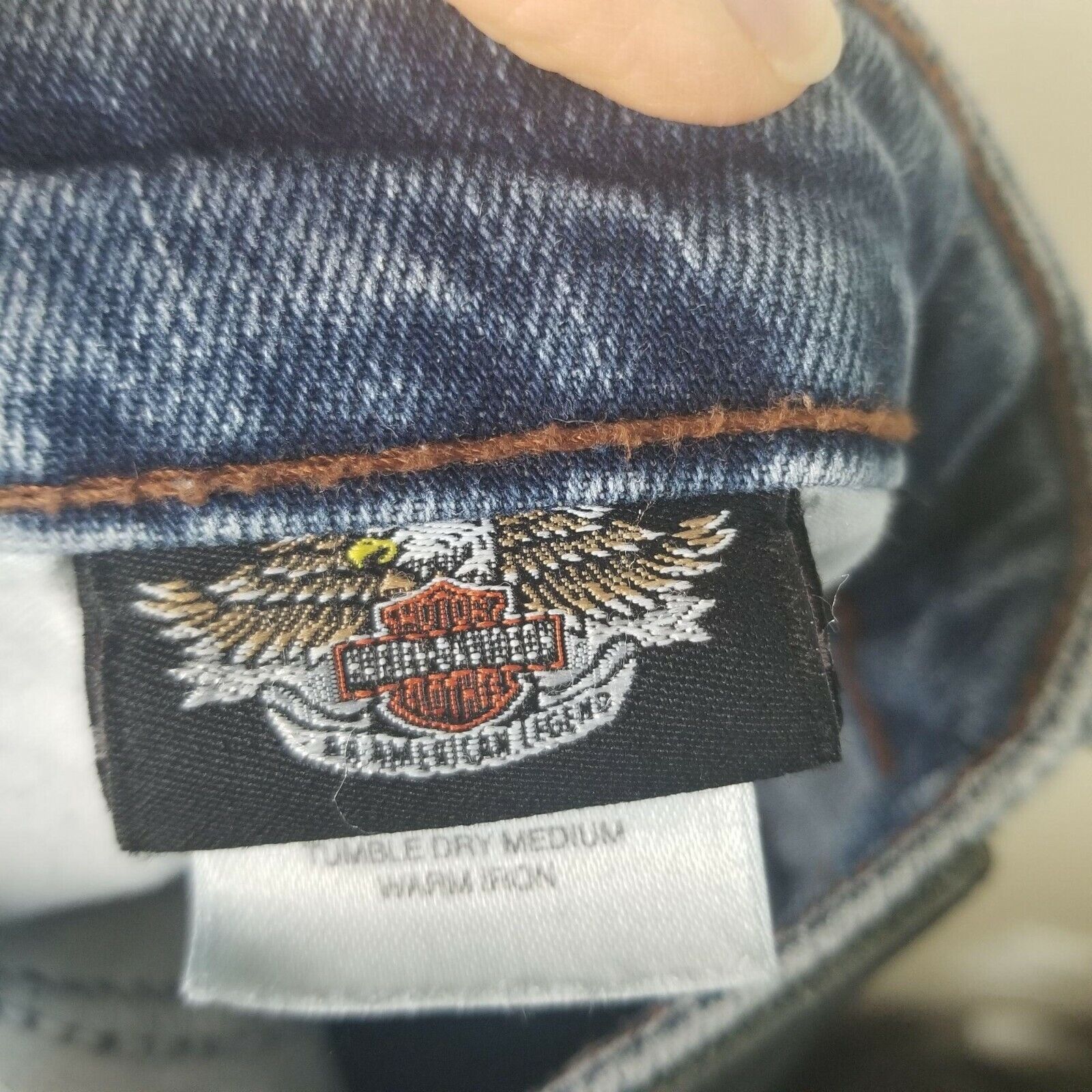 Harley Davidson Harley Davidson Womens Bootcut Jeans Size 10L Moto Casual Size 32" / US 10 / IT 46 - 11 Thumbnail