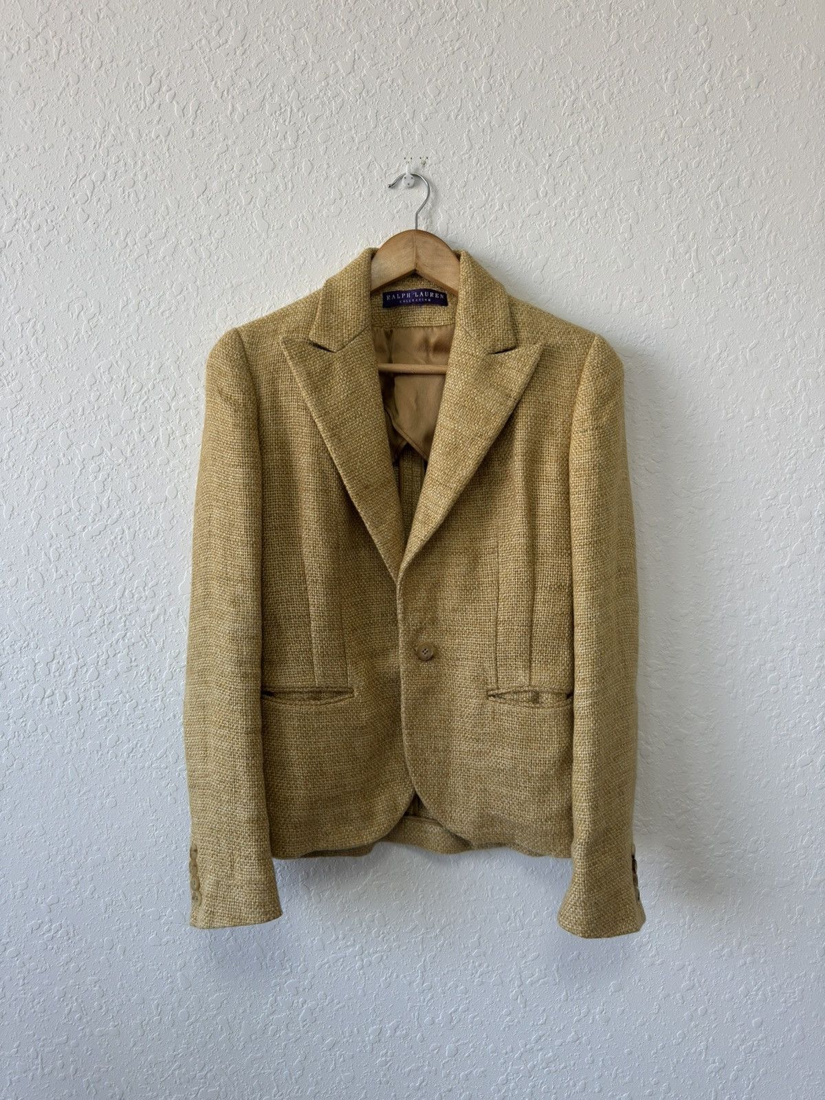 Ralph Lauren Purple Label × Vintage Ralph Lauren Purple Label Blazer Laine Wool Women Jacket Size S / US 4 / IT 40 - 16 Thumbnail