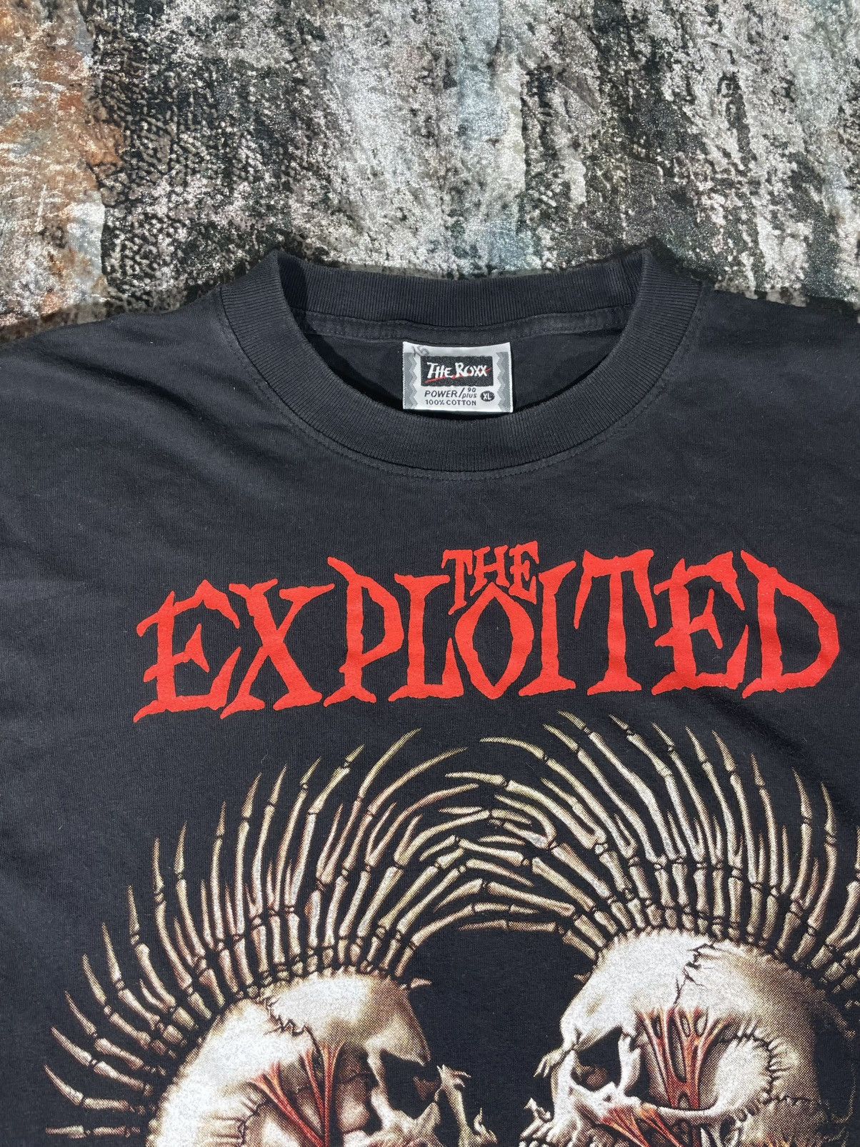 Vintage The Exploited official vintage t-shirt FuckThe System, 2000s Size US L / EU 52-54 / 3 - 4 Thumbnail