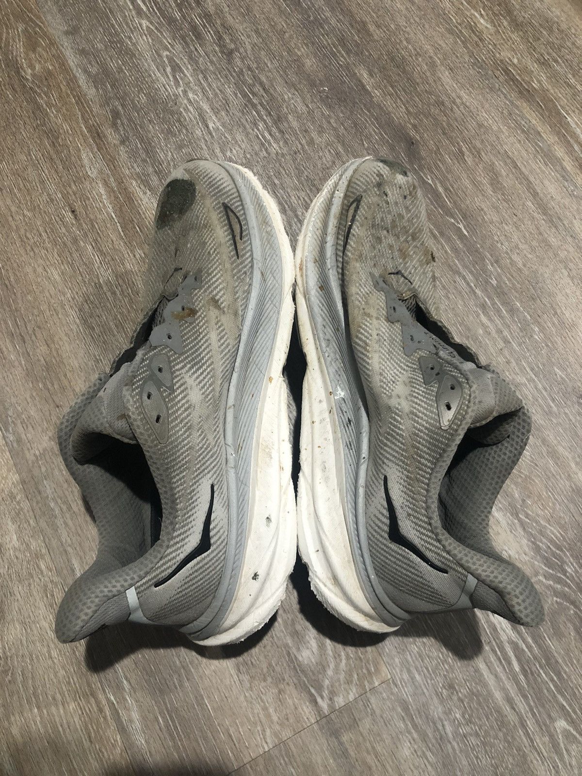 Hoka Hoka One One Clifton 9 Running Shoes Mens Size 12.5 Gray Size US 12.5 / EU 45-46 - 10 Thumbnail