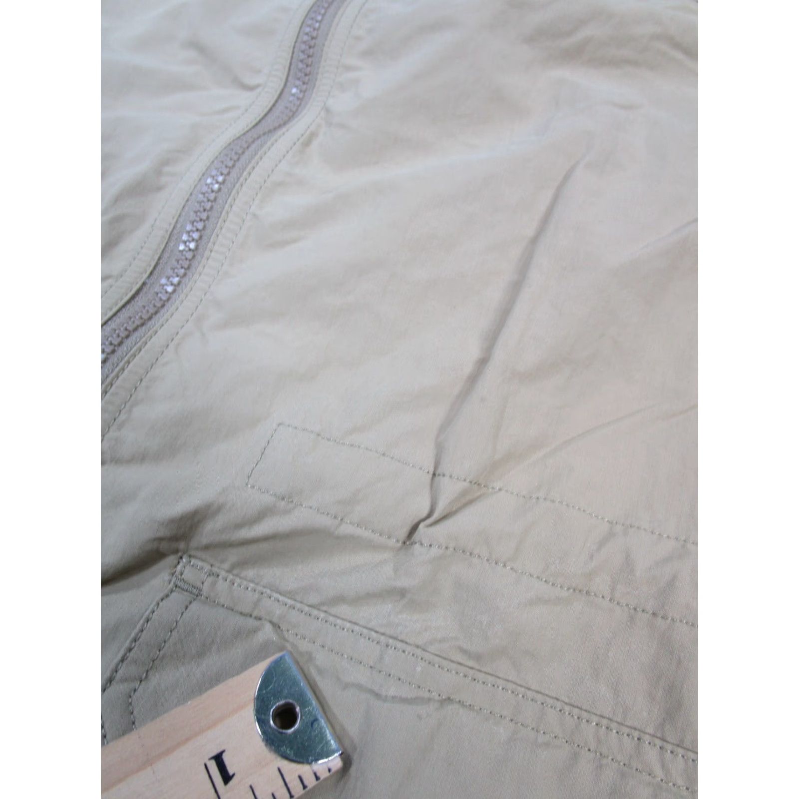 Eddie Bauer VINTAGE Eddie Bauer Jacket Womens Medium Brown Nylon Travelax Outer Shell Mid-Length Long Sleeve Zip Coat Women Size M / US 6-8 / IT 42-44 - 6 Thumbnail