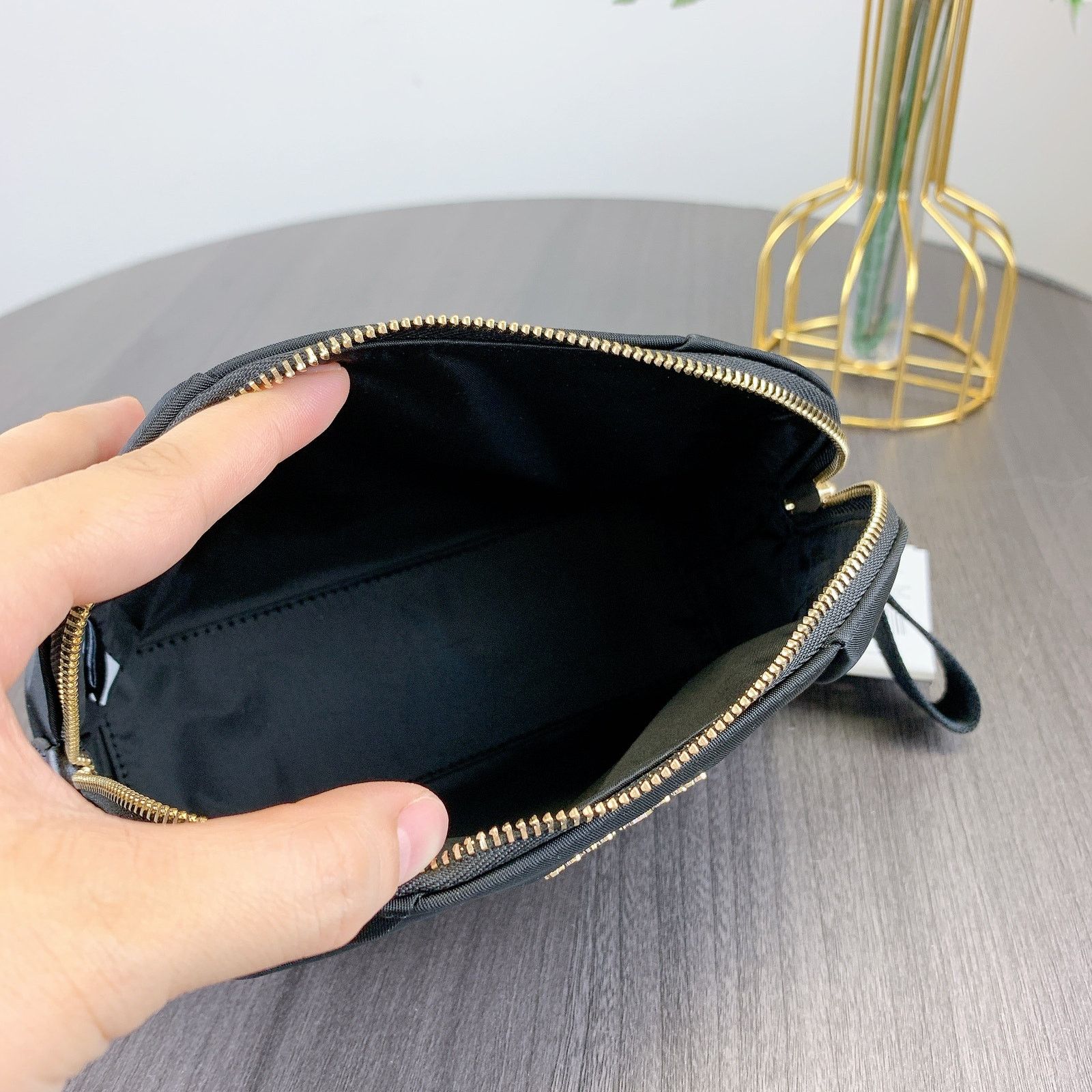 Kate Spade Kate Spade KH612 Chelsea Nylon Cosmetic Bag IN Black Size ONE SIZE - 5 Thumbnail