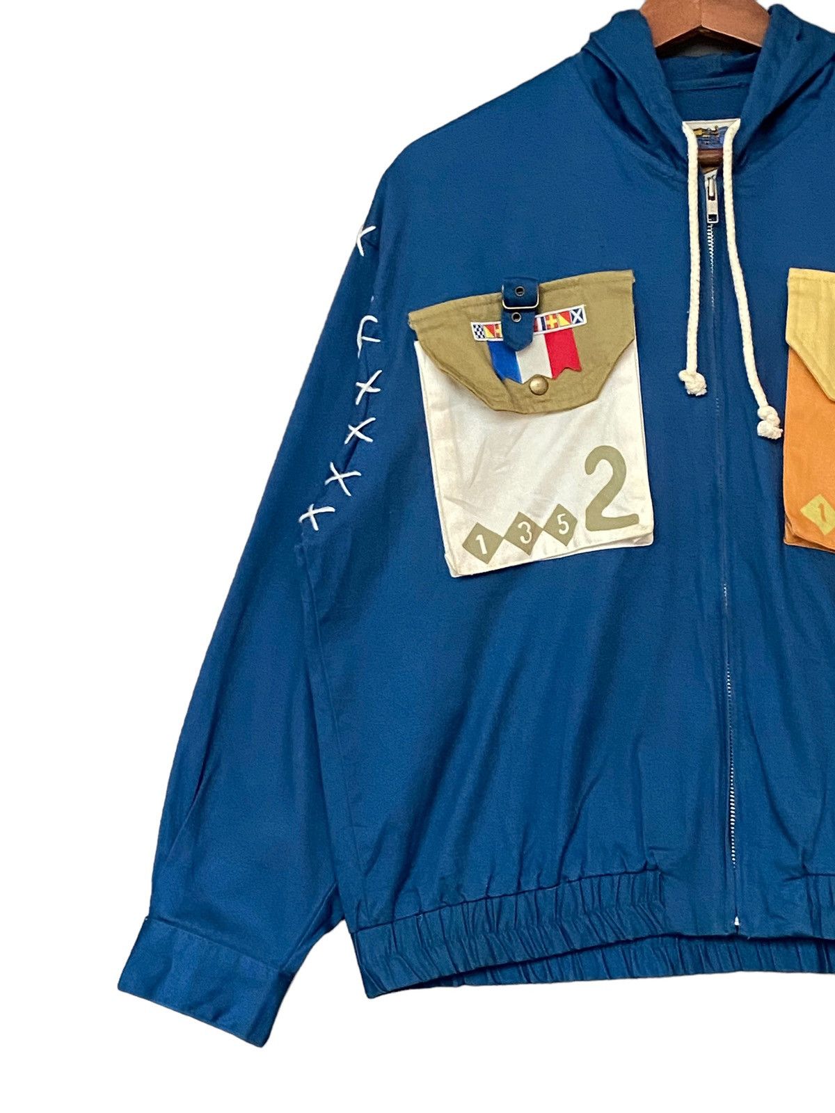 Japanese Brand × Vintage Vintage Brand Emblem Zipper Jacket 1990s Size US M / EU 48-50 / 2 - 3 Thumbnail