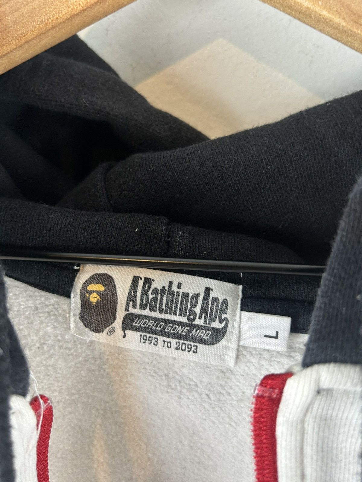 Bape Bape Side Logo Half Zip Hoodie Size US L / EU 52-54 / 3 - 5 Thumbnail