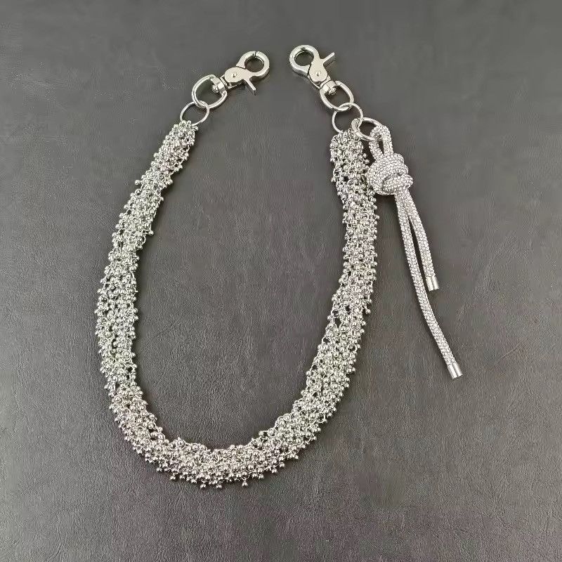 Other Rhinestone Punk Gothic Pendant Pants Hip Hop Chain Size ONE SIZE - 6 Thumbnail