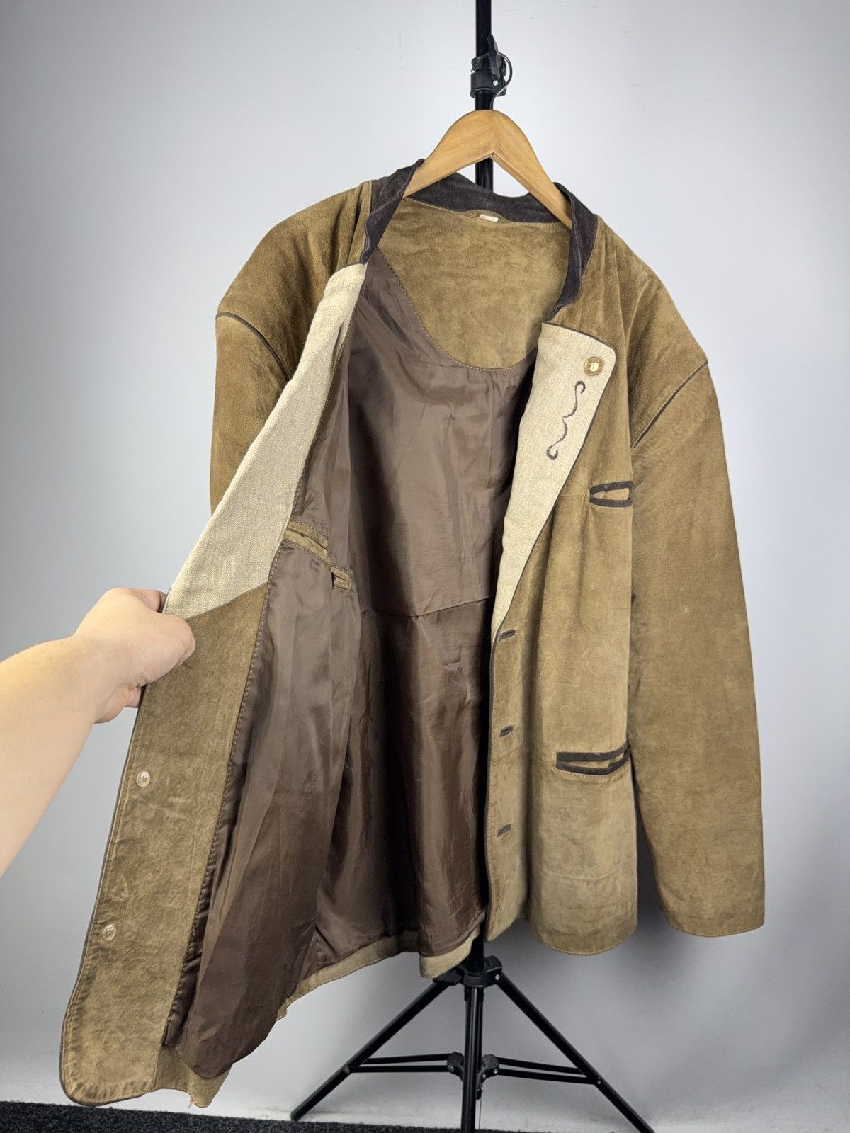 Vintage Vintage 90s Retro Cowboy Western USA XL-XXL Leather Jacket Size US XL / EU 56 / 4 - 13 Thumbnail