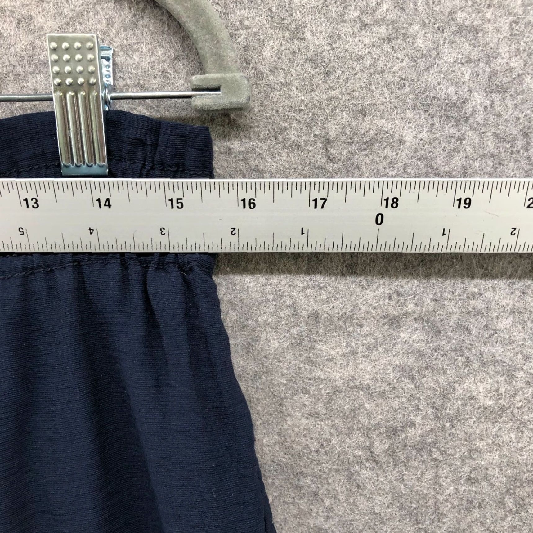 J.Crew VINTAGE J. Crew Mini Skirt Womens Size 10 Casual Formal Party Workwear Navy Blue Flowy Size 32" / US 10 / IT 46 - 6 Thumbnail
