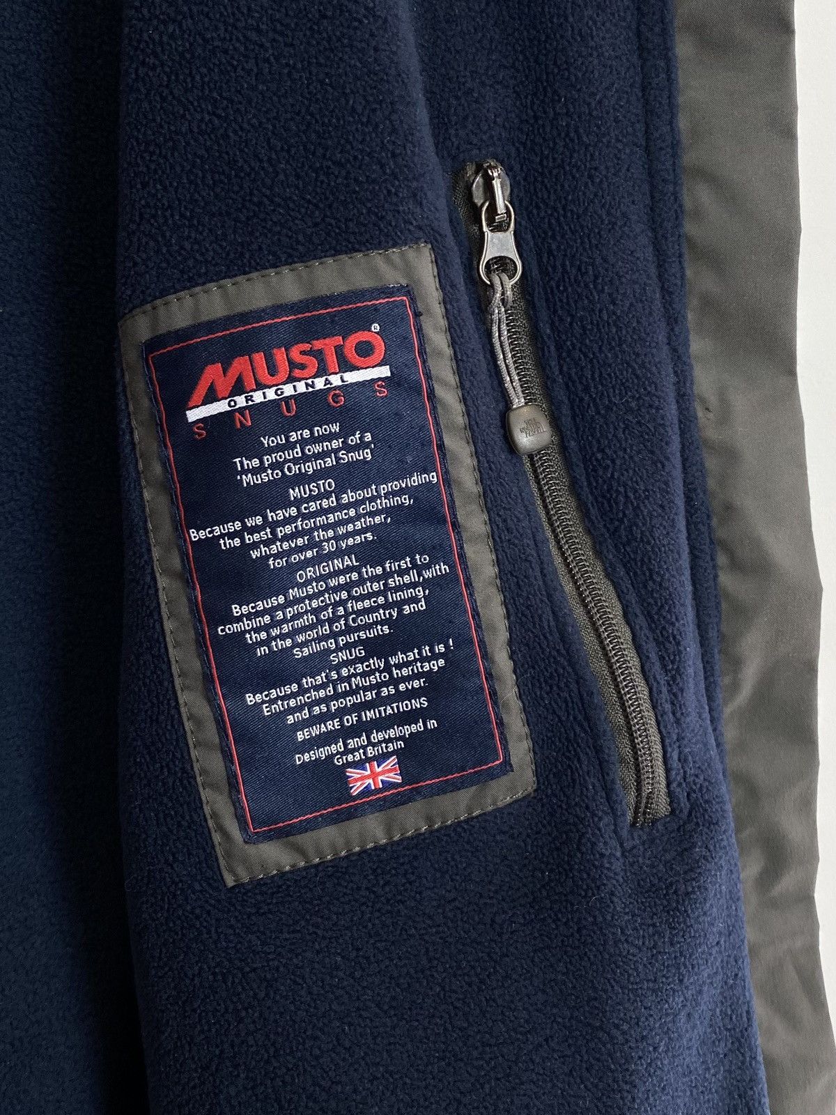 Musto Musto Snugs Ocean Outfitters Full Zip Jacket Men’s Size 2XL Size US XXL / EU 58 / 5 - 10 Thumbnail