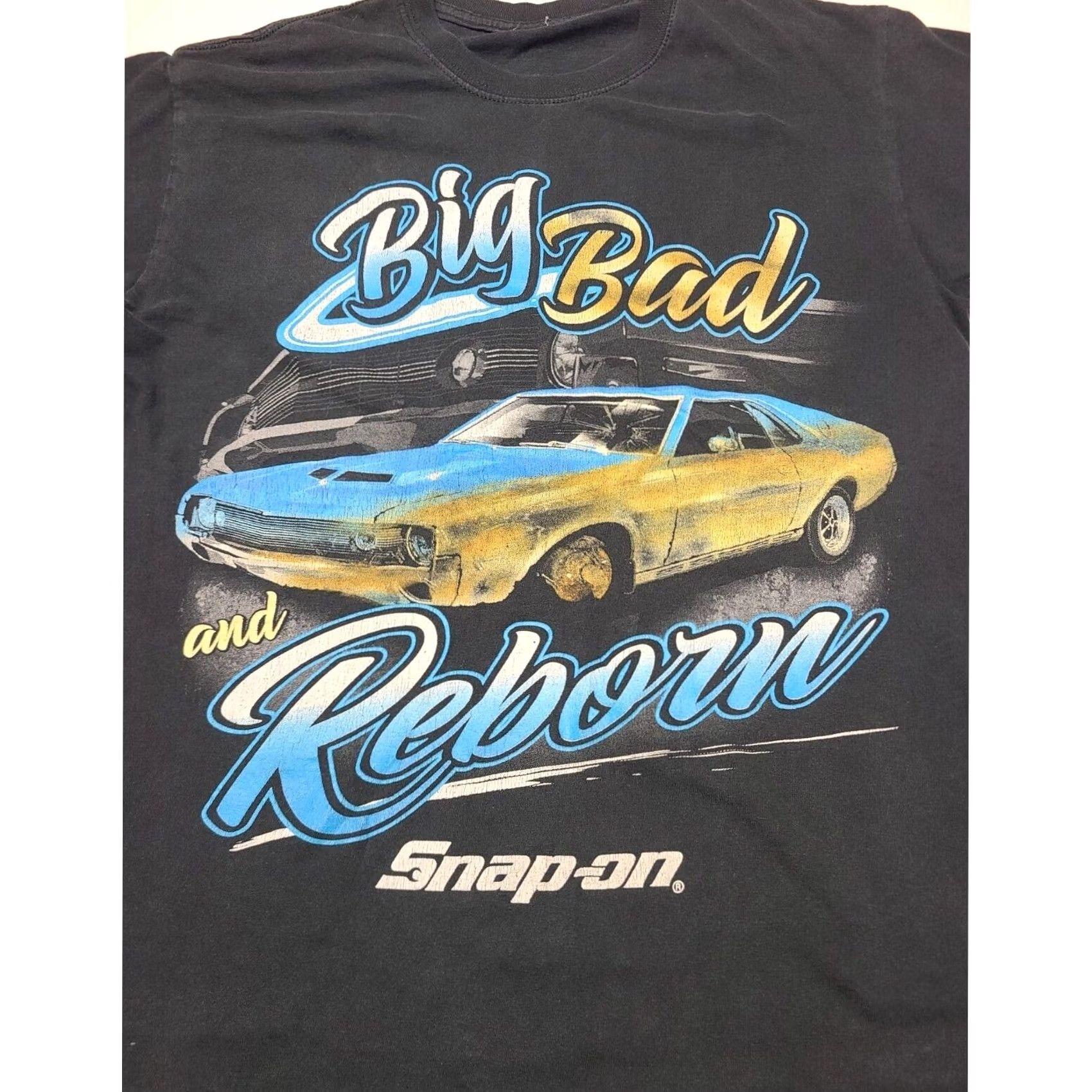 Vintage VINTAGE Snap-on Tools Shirt Men’s M Black AMC Javelin Muscle Car Graphic Shirt Size US M / EU 48-50 / 2 - 2 Thumbnail