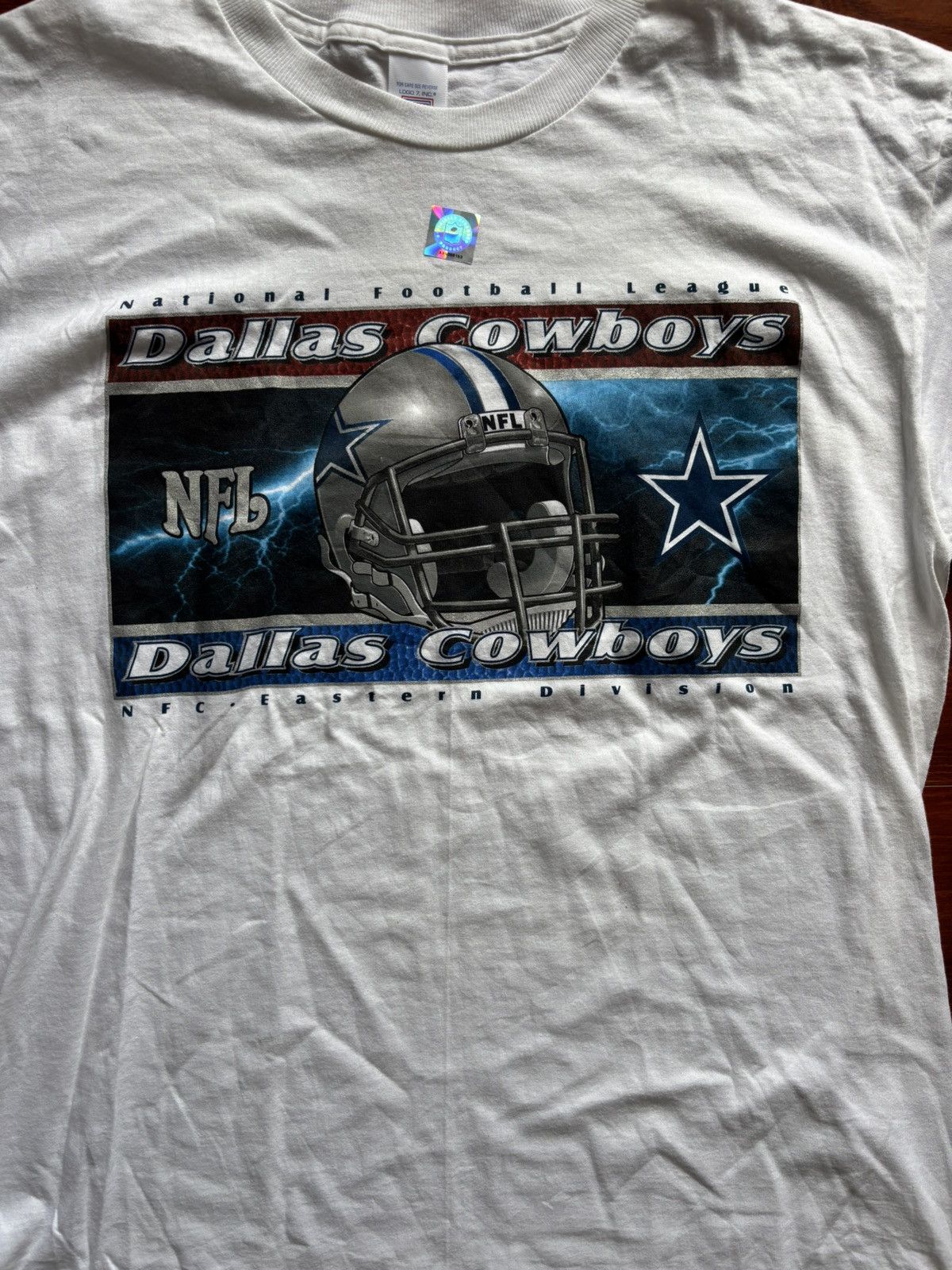 NFL L - 90s NFL NFC eastern Division Dallas Cowboys T shirt Size US L / EU 52-54 / 3 - 2 Thumbnail