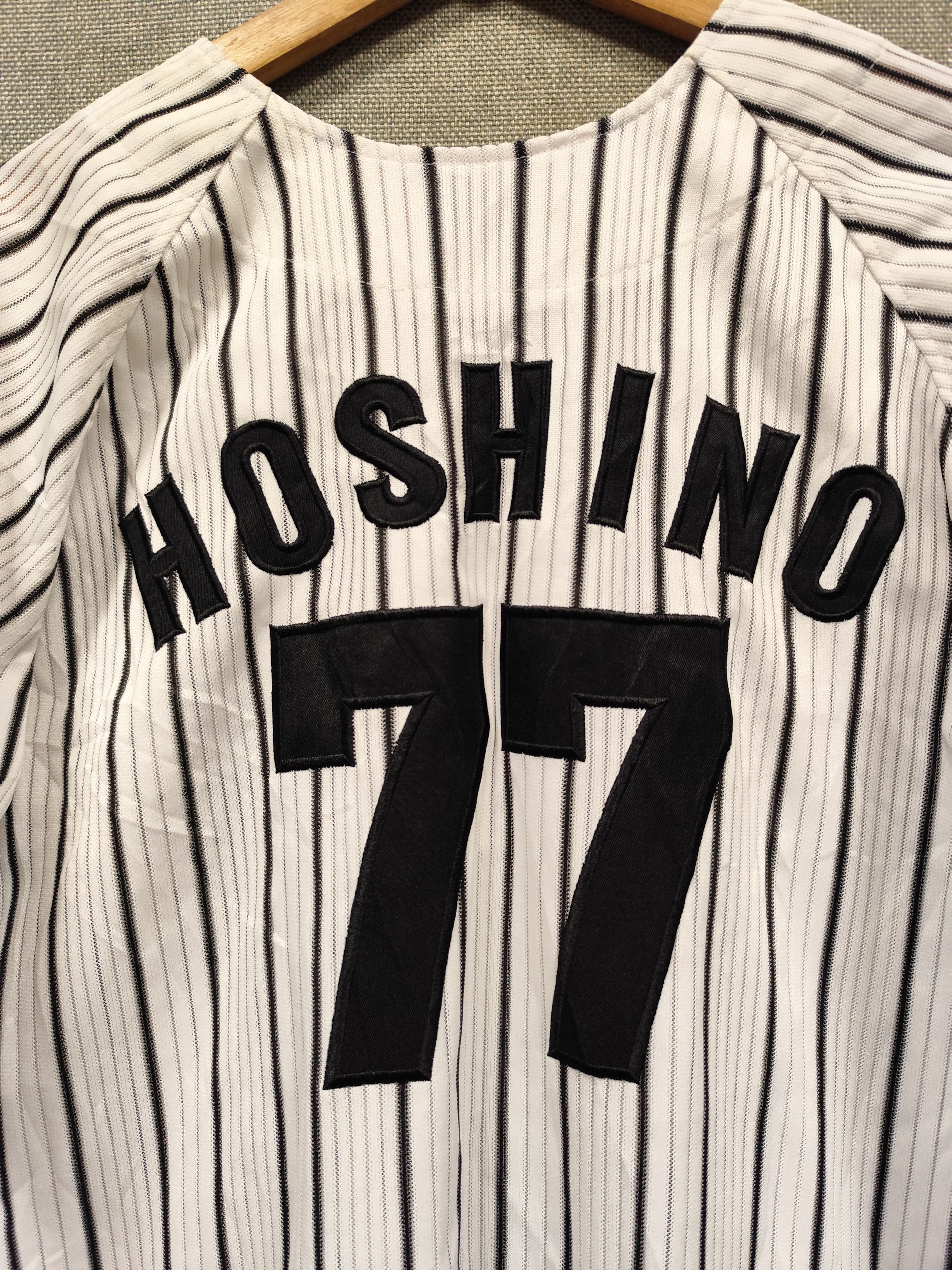 MLB Hanshin Tigers Baseball Jersey Senichi Hoshino 77 Size US XL / EU 56 / 4 - 3 Thumbnail