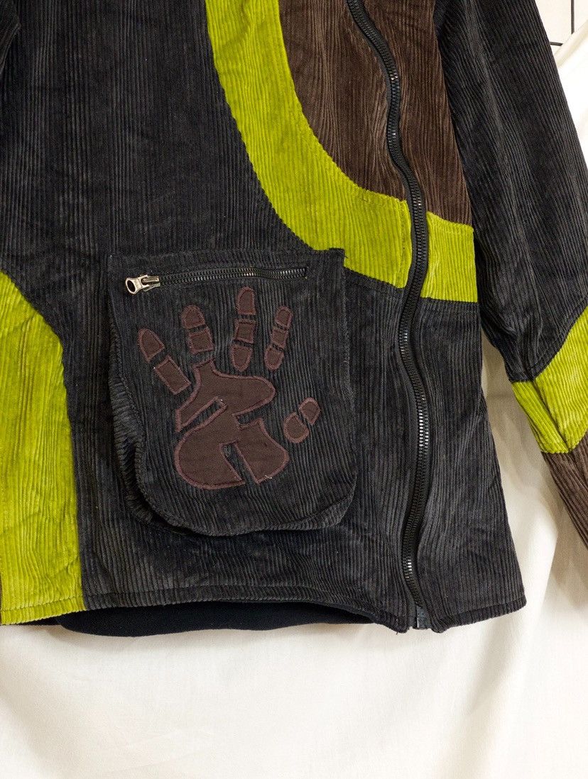 Vintage Velveteen Nepal style hippie jacket boho whimsy goblincore Size S / US 4 / IT 40 - 15 Thumbnail