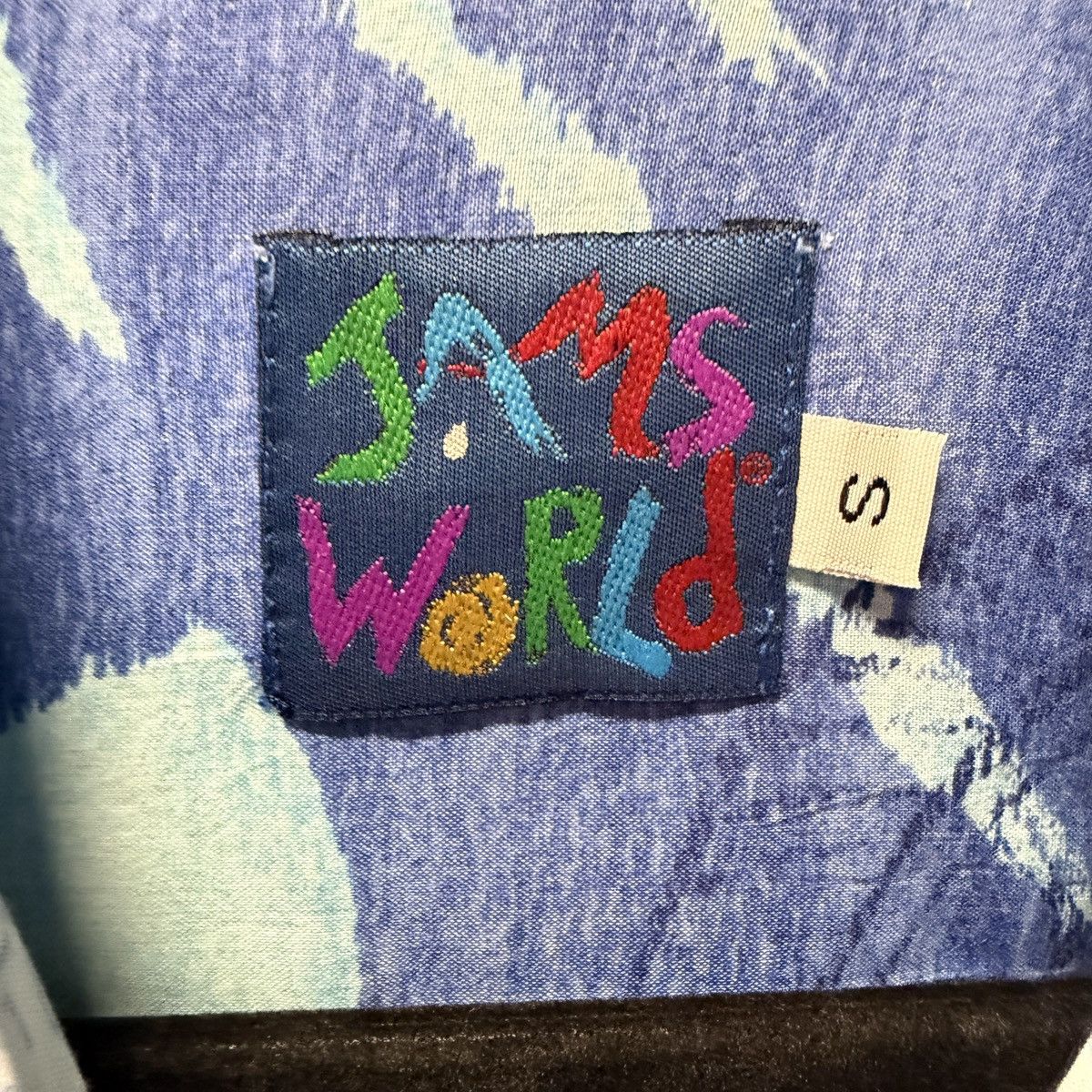 Jams World Vintage Jams World Hawaiian Aloha Blue Shirt Size Small Size US S / EU 44-46 / 1 - 3 Thumbnail