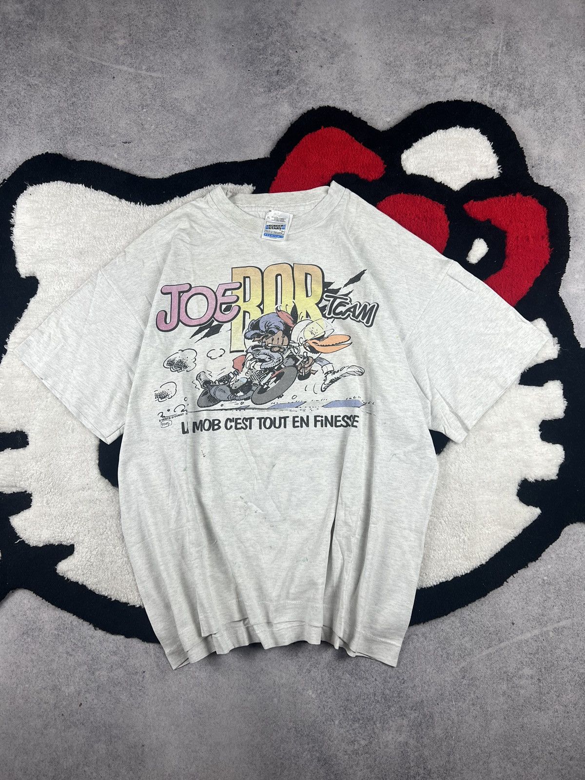 Vintage Vintage Joe Bar Team 90s Motorcycle Racing Y2K Tee Shirt Size US XL / EU 56 / 4 - 1 Thumbnail