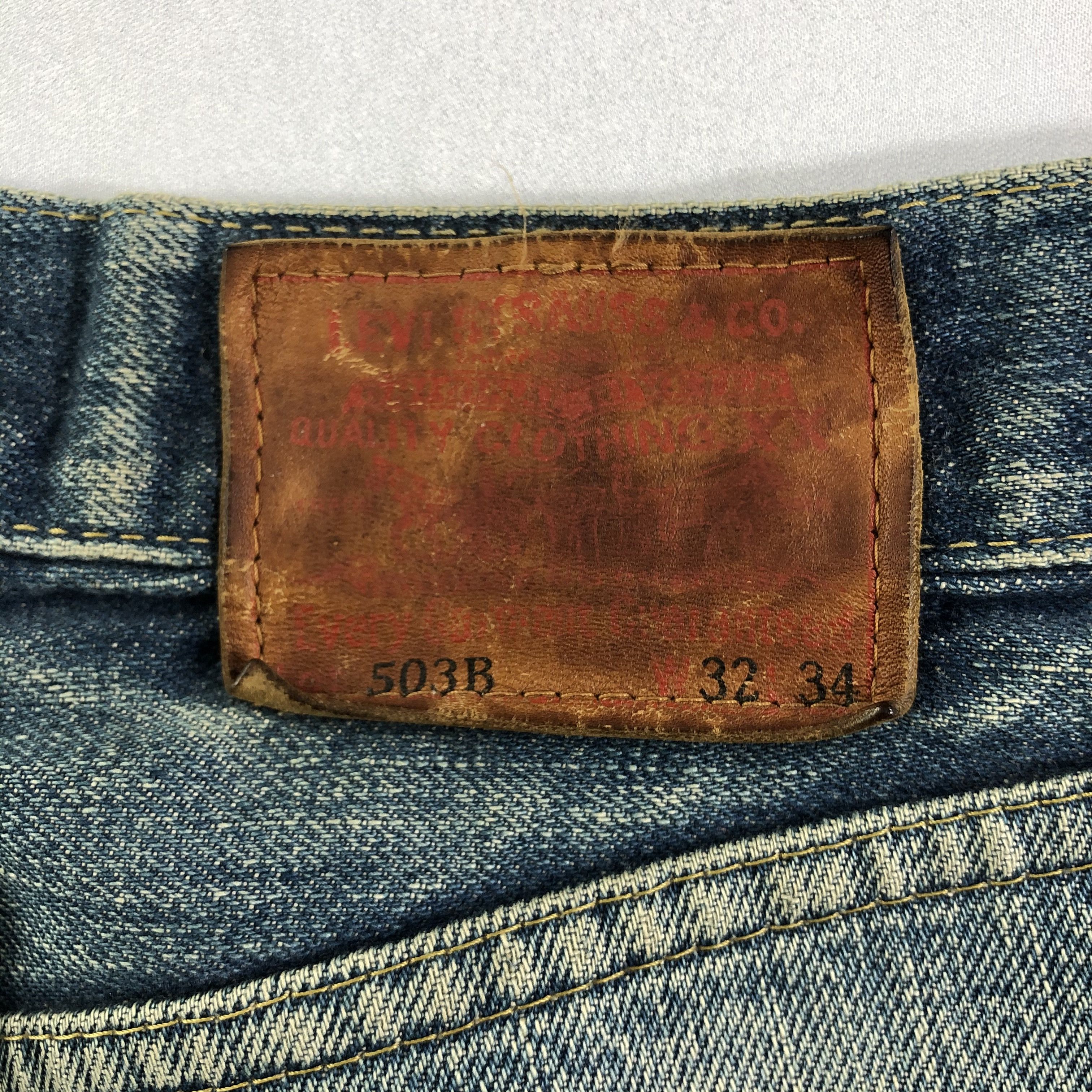 Levi's × Vintage Vintage 90s Levis 503B Redline Jeans-JM3703 Size US 31 - 6 Thumbnail