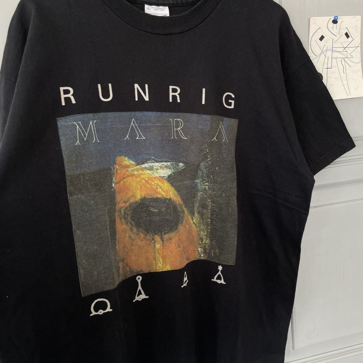 Band Tees × Vintage Vintage 1995 Runrig Mara Rock T-shirt single stitch Size US XL / EU 56 / 4 - 3 Thumbnail