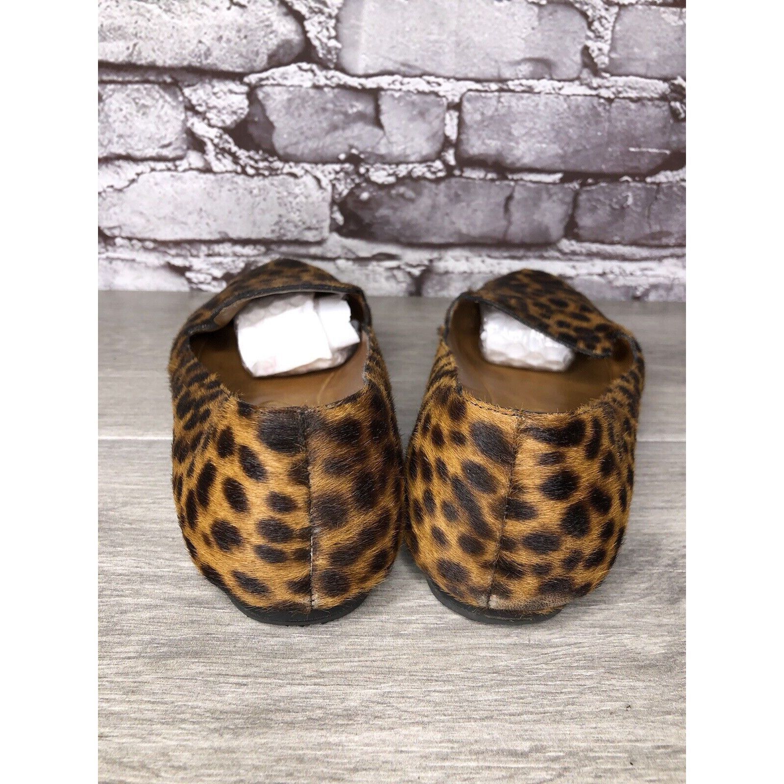 Veronica Beard VERONICA BEARD Griffin Leopard Real Calf Fur Loafers Shoes W Size US 10.5 / IT 40.5 - 3 Thumbnail