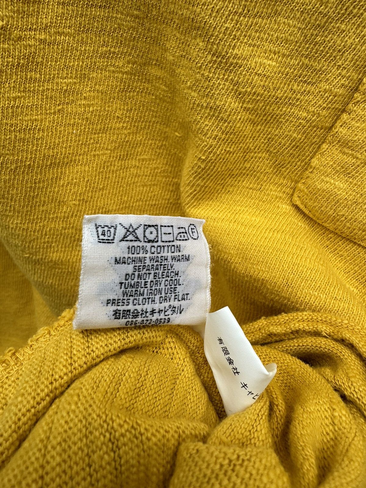 Kapital Kapital Amuse Knit Gandhi LS T-shirt Yellow Size 3 NWT Size US M / EU 48-50 / 2 - 5 Thumbnail