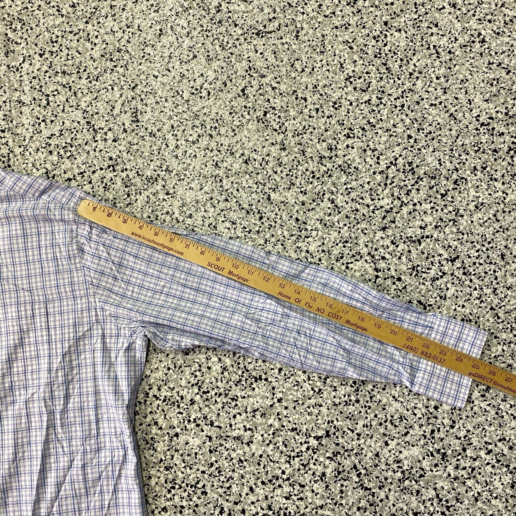 Peter Millar PETER MILLAR Summer Comfort Shirt Men's XL Blue Purple Check L/S Button-Up Casual Business Size US XL / EU 56 / 4 - 4 Thumbnail