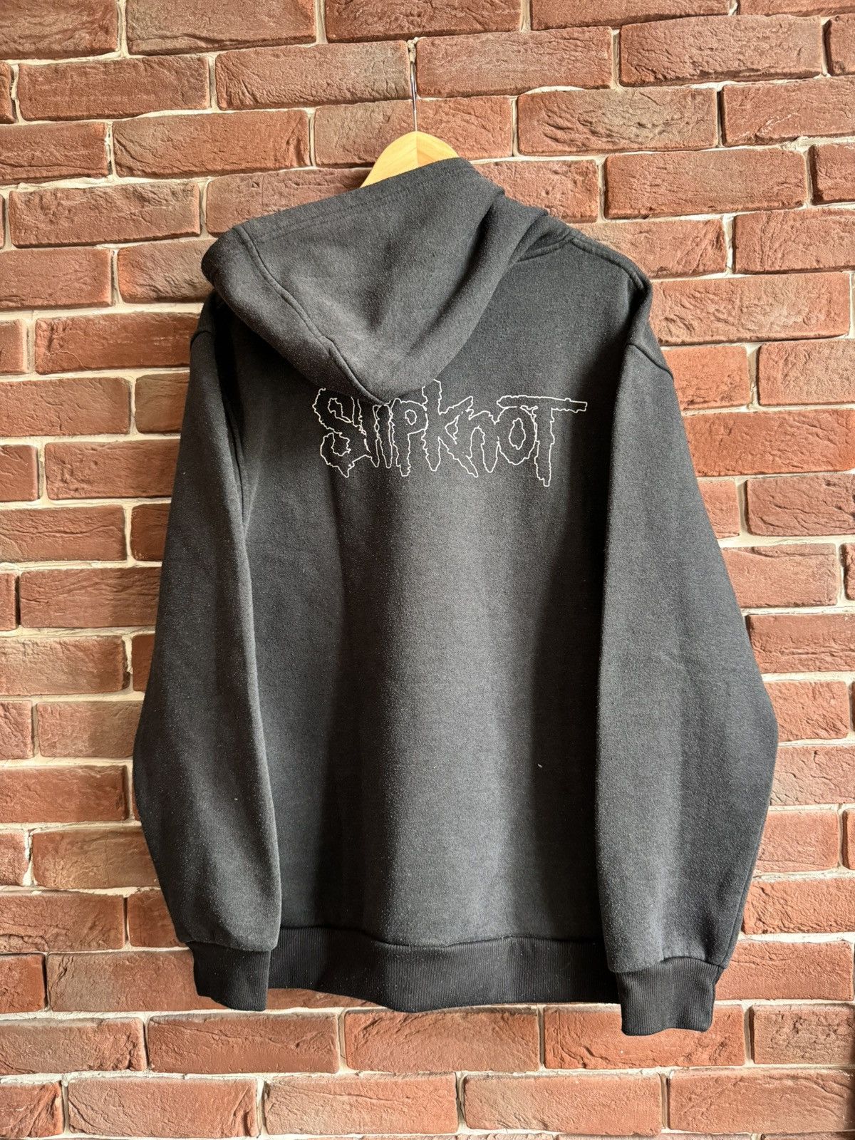 Band Tees Rare Vintage 00s Slipknot Numetal Band Tee Hoodie M Black Size US L / EU 52-54 / 3 - 2 Thumbnail