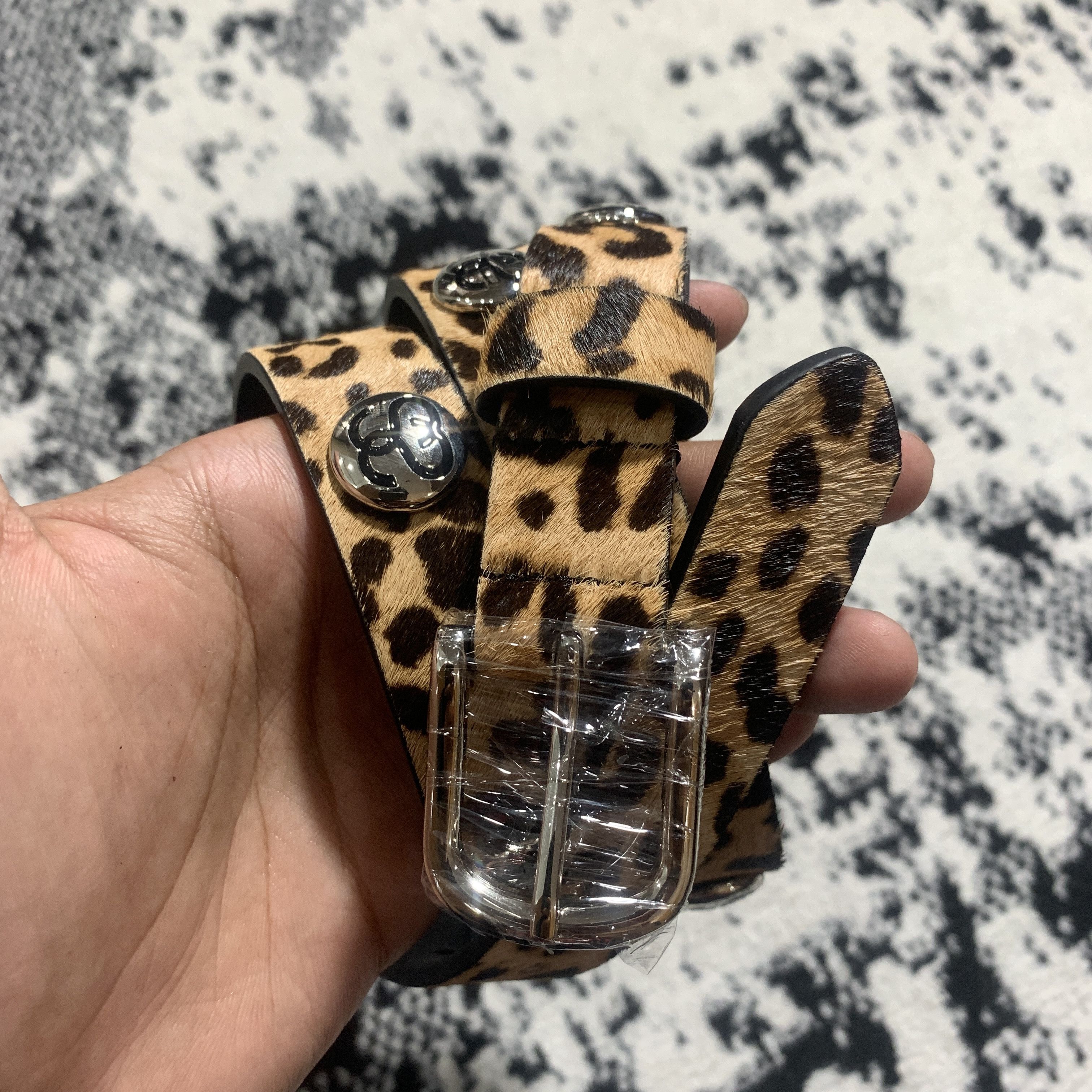 Stussy Stussy Animal Print Belt — S/M | Grailed