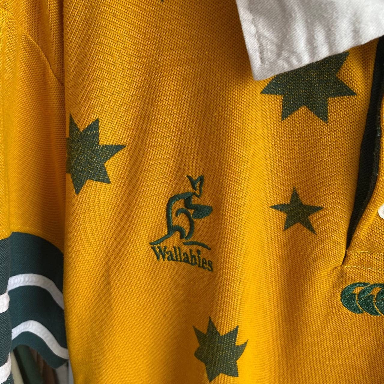 Rugby Ralph Lauren × Vintage Vintage Australia Rugby 90’s Sponsors y2k Wallabies polo Size US L / EU 52-54 / 3 - 5 Thumbnail