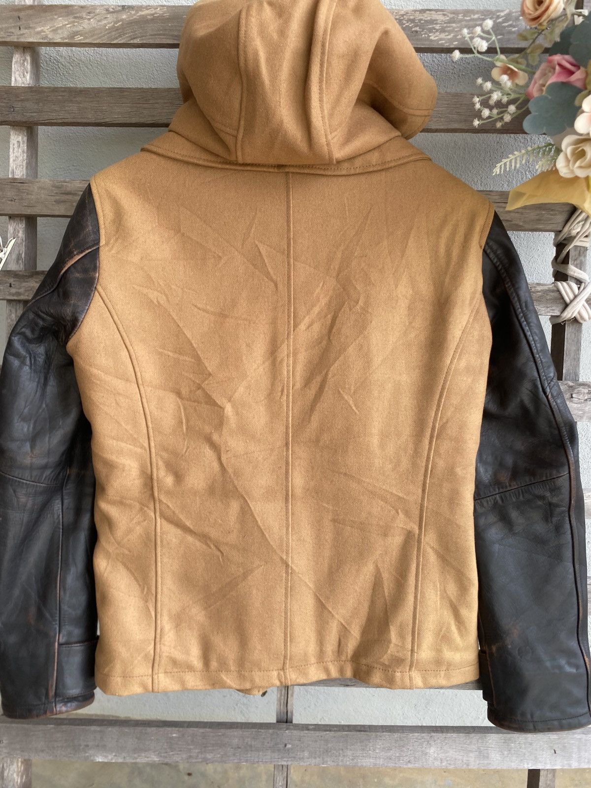 Tete Homme Vintage Tete Homme by Issey Miyake Varsity Leather Jacket Size US M / EU 48-50 / 2 - 9 Thumbnail