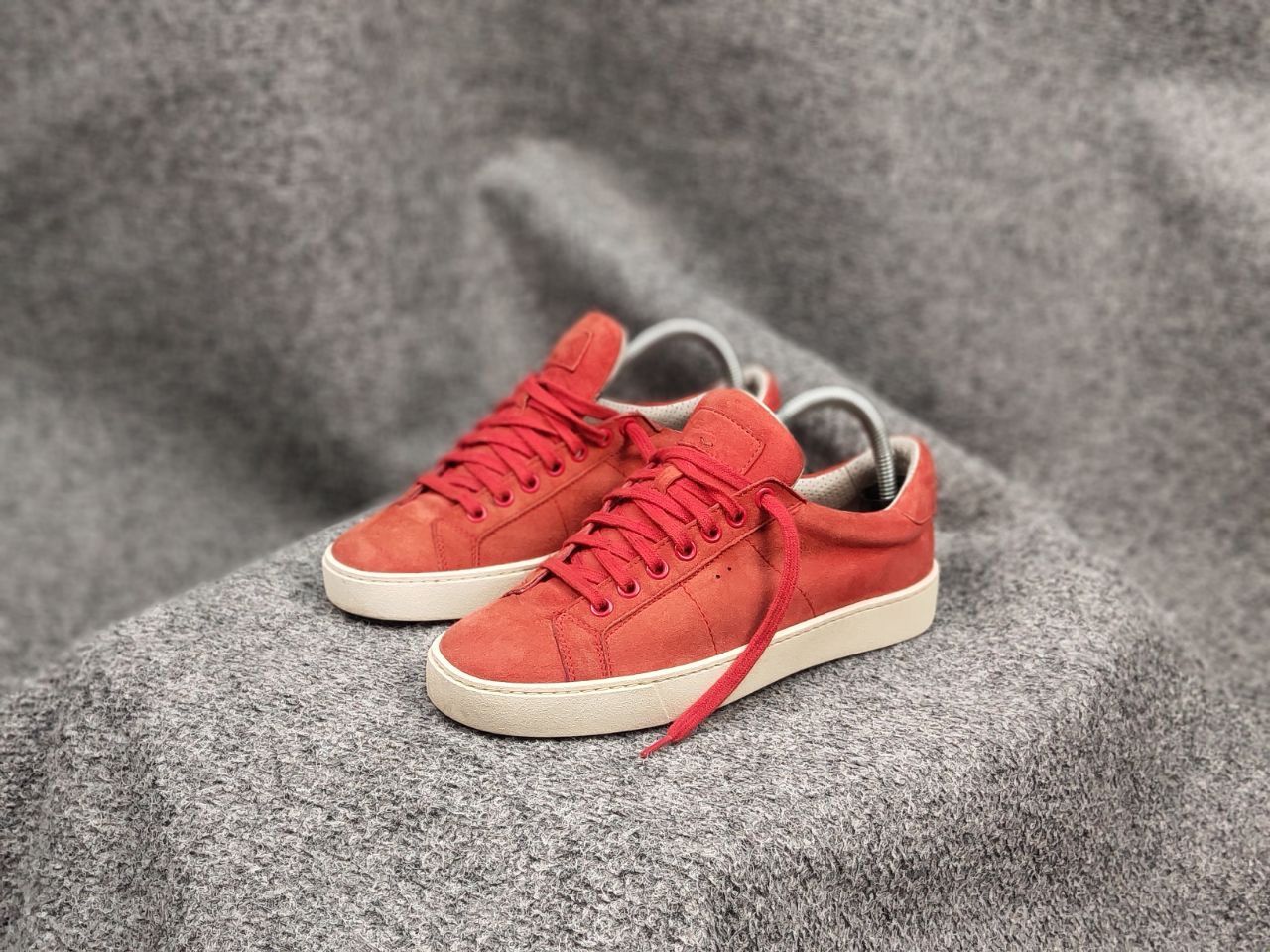 Santoni Santoni Design Orange women's Leather suede Classic Sneakers Size US 7 / IT 37 - 12 Thumbnail