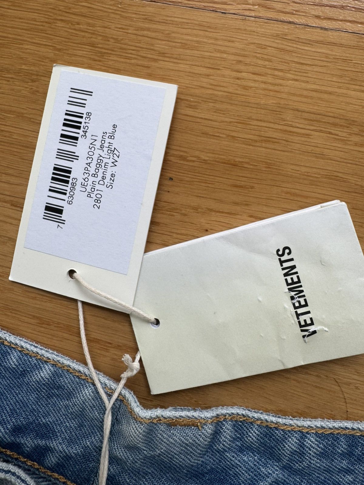 Vetements Vetements jeans Size US 27 - 6 Thumbnail