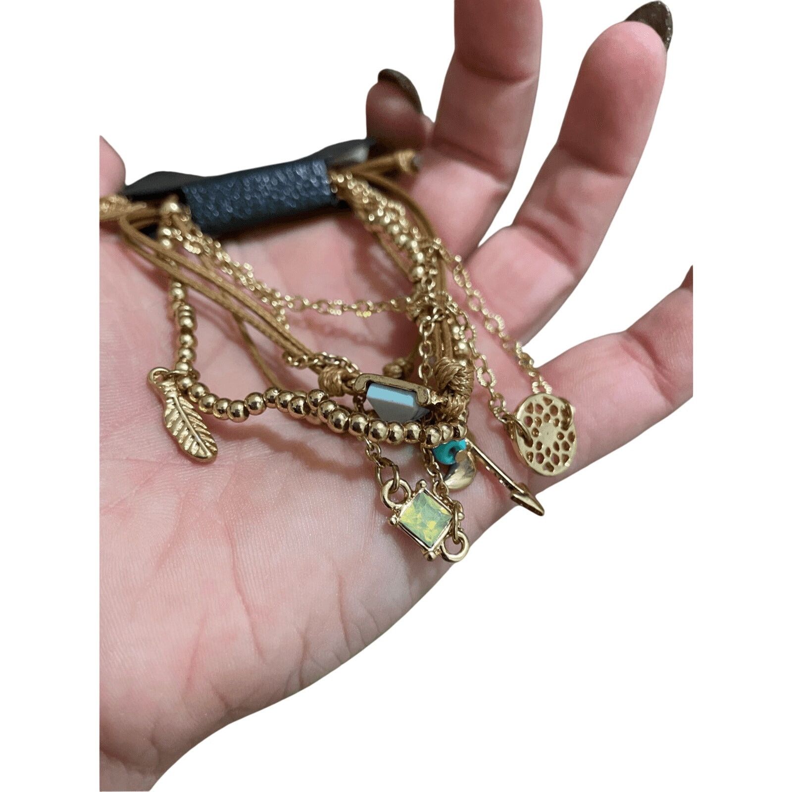 Other NWT Bangle Gold Mythical Bundle of Charmed Bracelets Western Size ONE SIZE - 5 Thumbnail